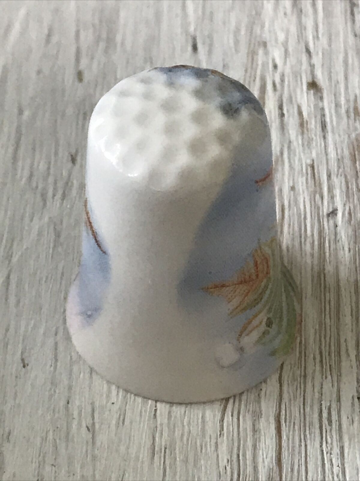 Bone China Thimble Owl bird The Thimble Guild