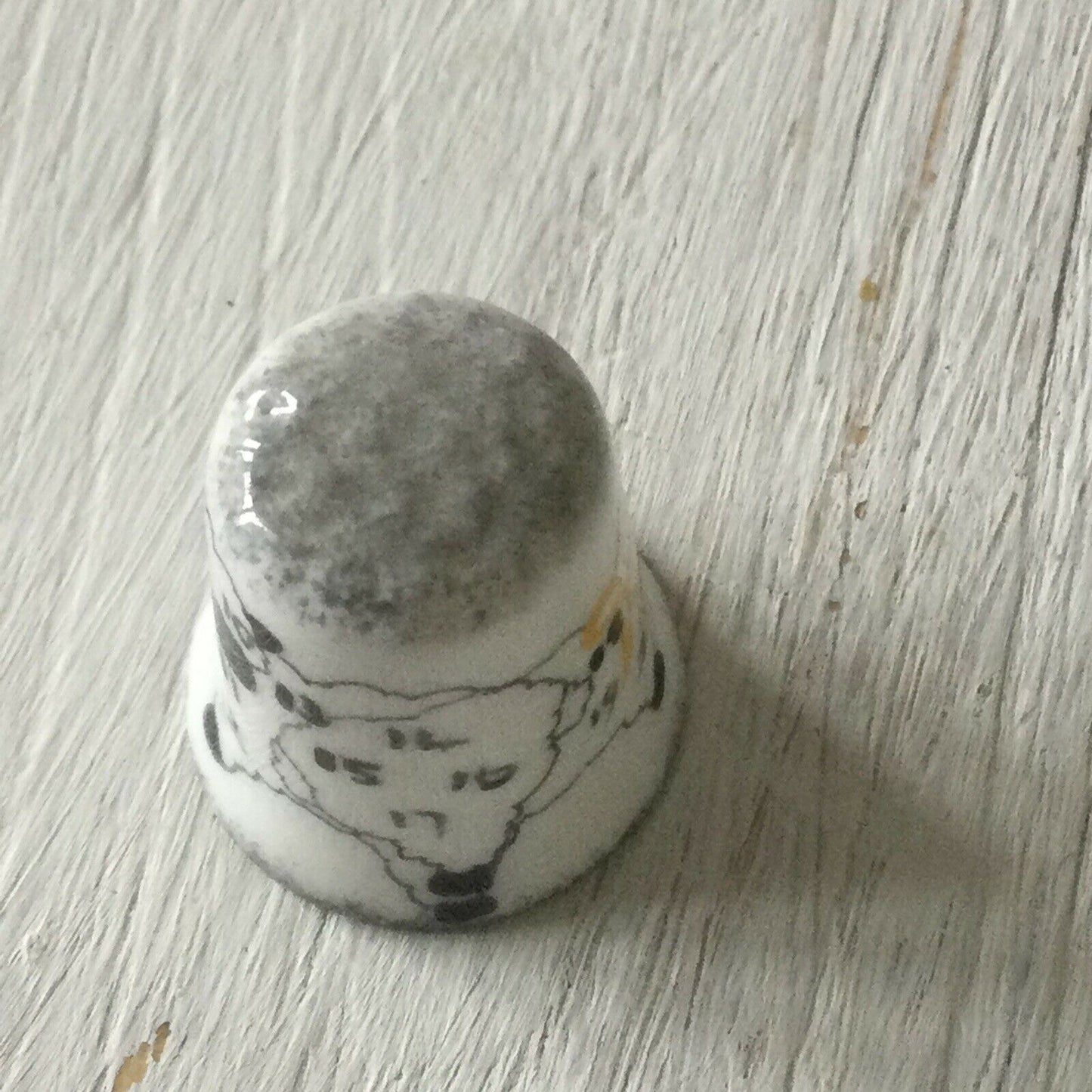 China Thimble Sheep With Numbers Staffordshire England