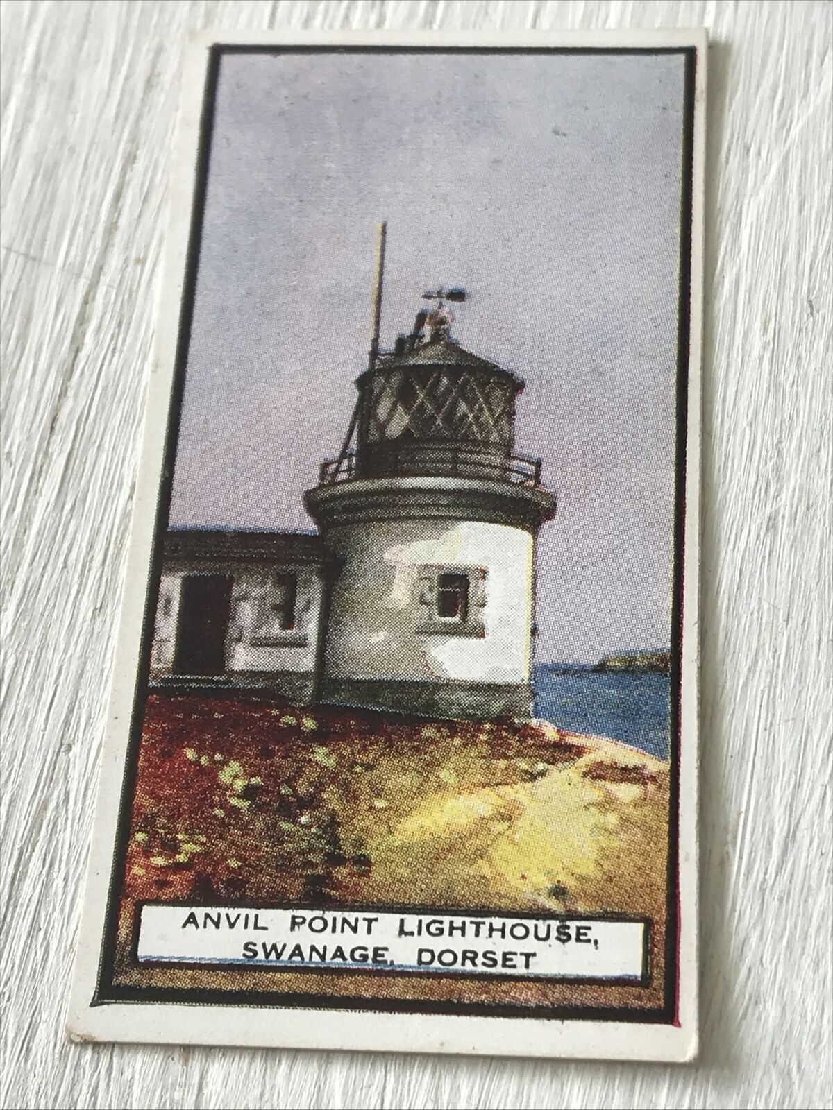 Three Castles Cigarette Card Lighthouses 1 Anvil Point Swanage Dorset Bournemout