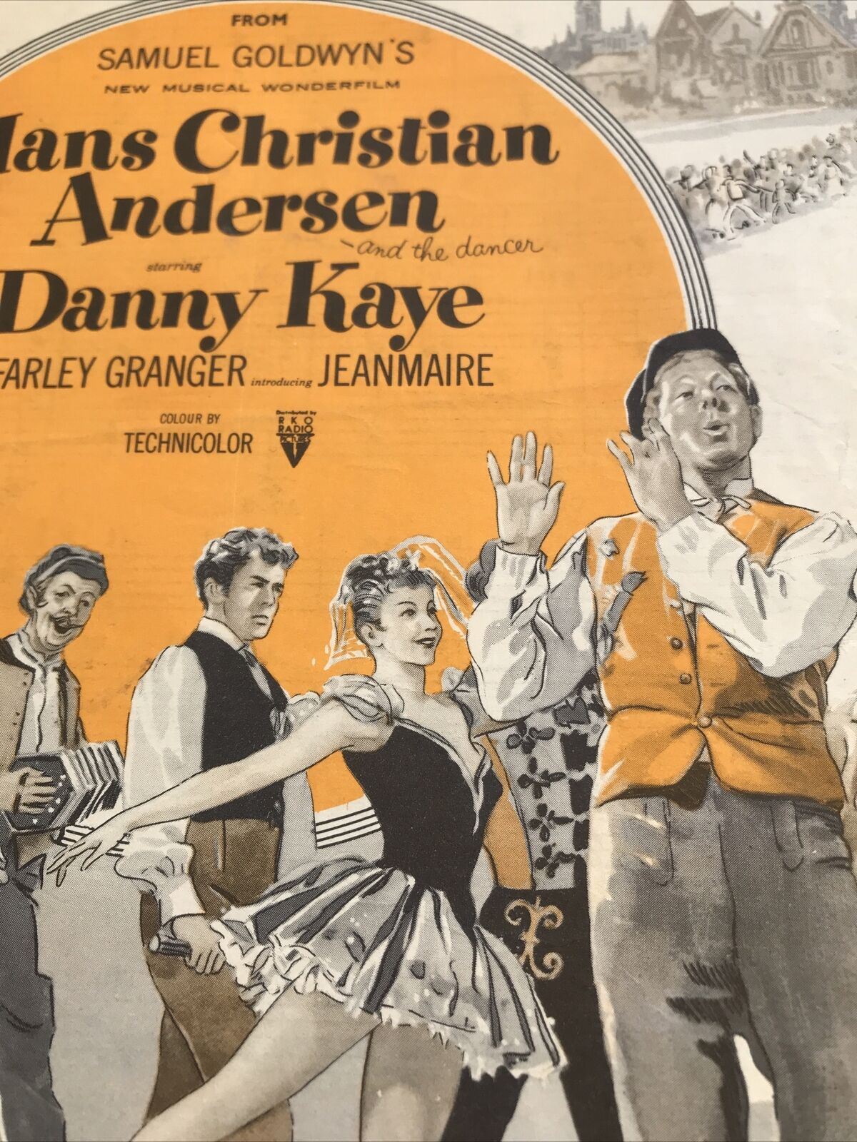 Vintage Sheet Music ‘Hans Christian Andersen & The Dancer’ Wonderful Copenhagen