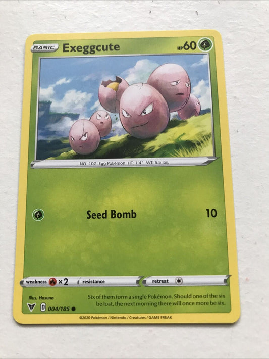 Pokemon Card Vivid Voltage Exeggcute Basic 4/185 Mint Condition