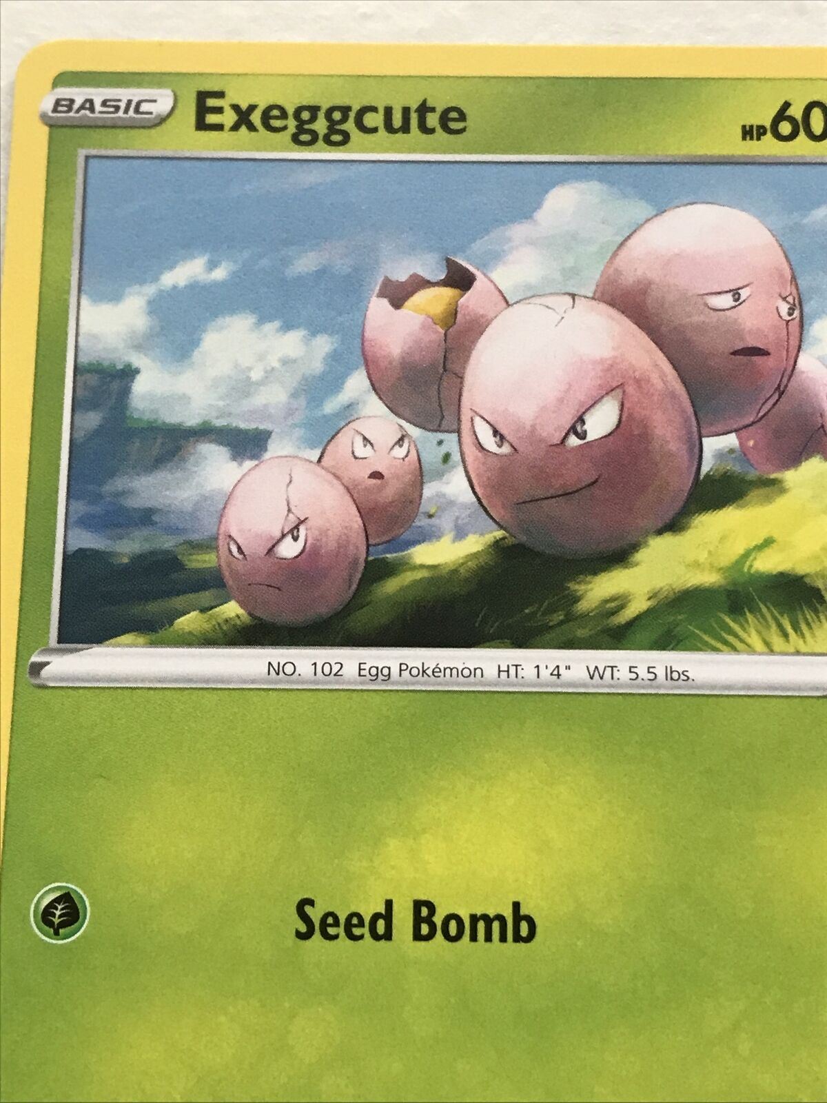 Pokemon Card Vivid Voltage Exeggcute Basic 4/185 Mint Condition