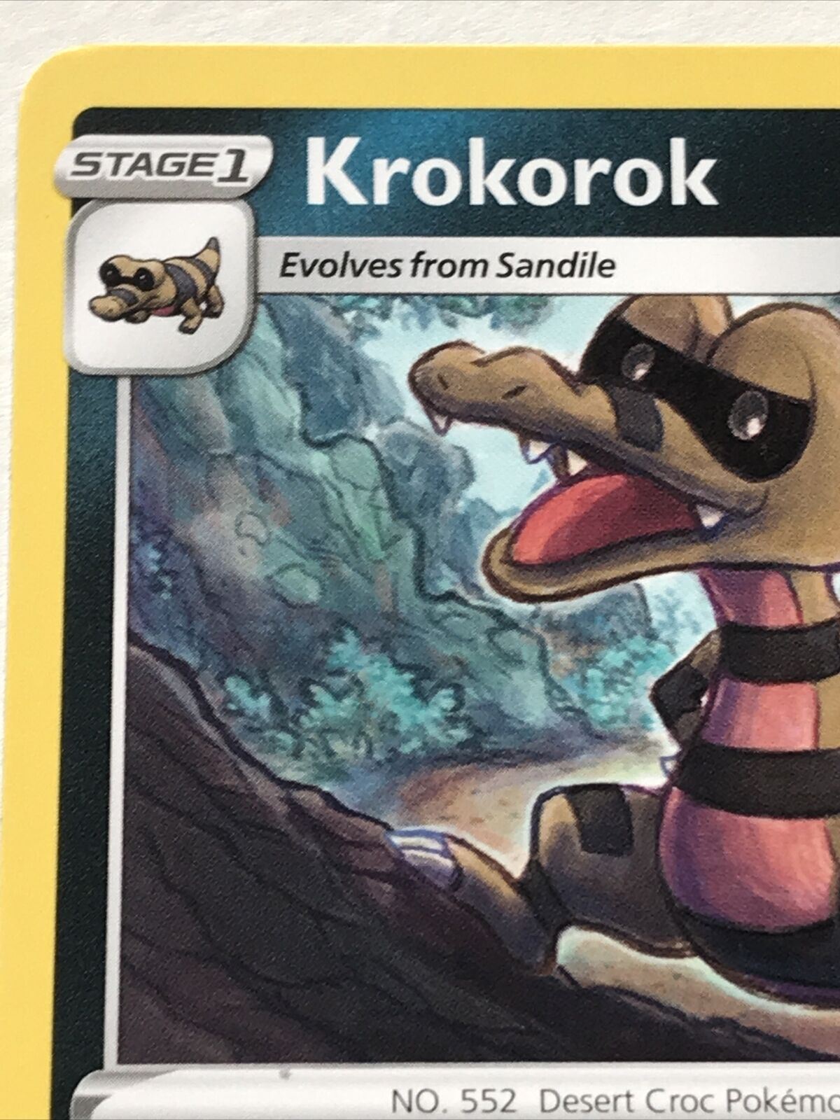 Pokemon  Card Vivid Voltage 2020 Pack Fresh Stage 1 KROKOROK 108/185 Desert Croc