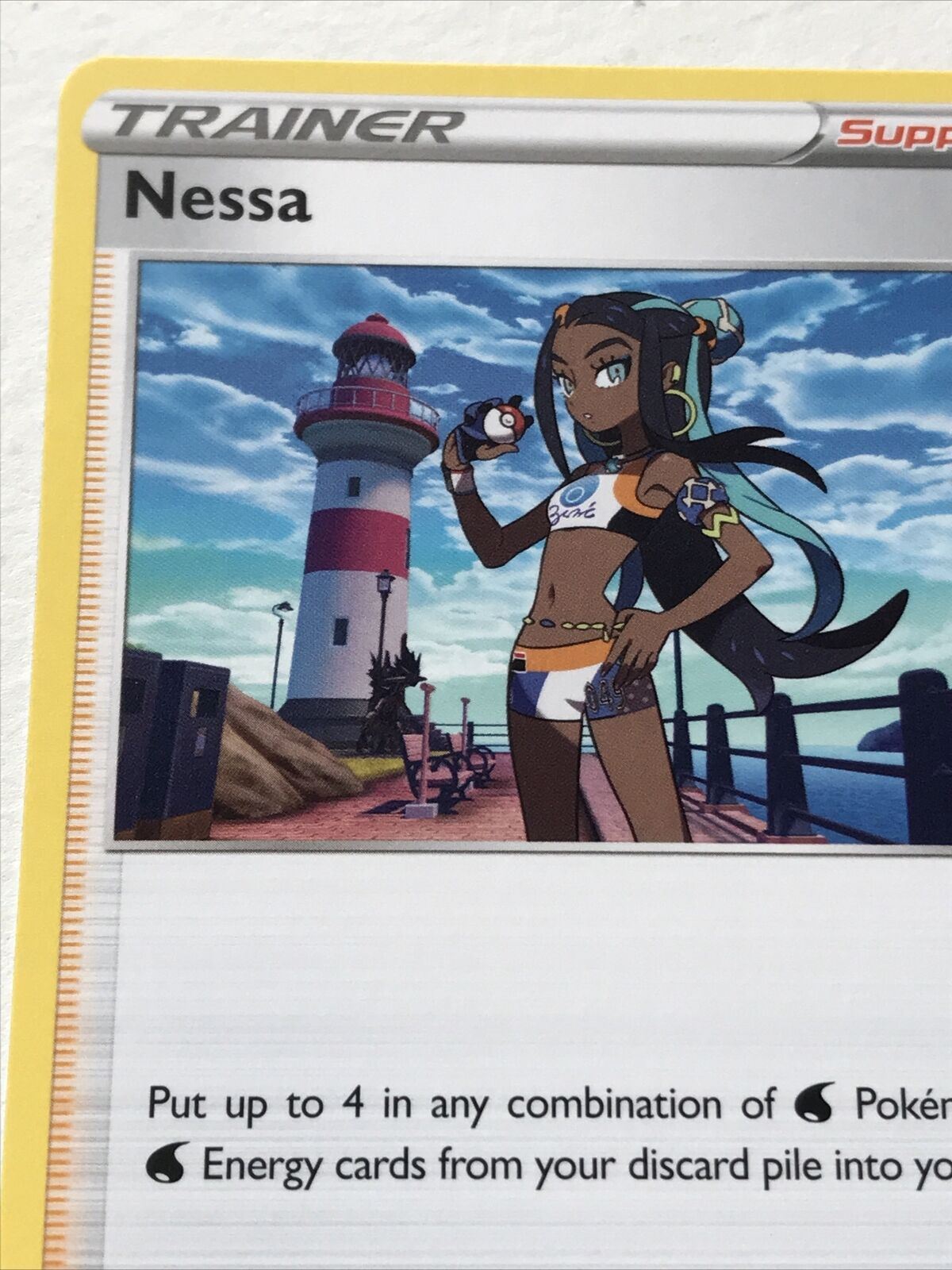 Pokemon  Card Vivid Voltage 2020 Pack Fresh Trainer NESSA 153/185 Supporter