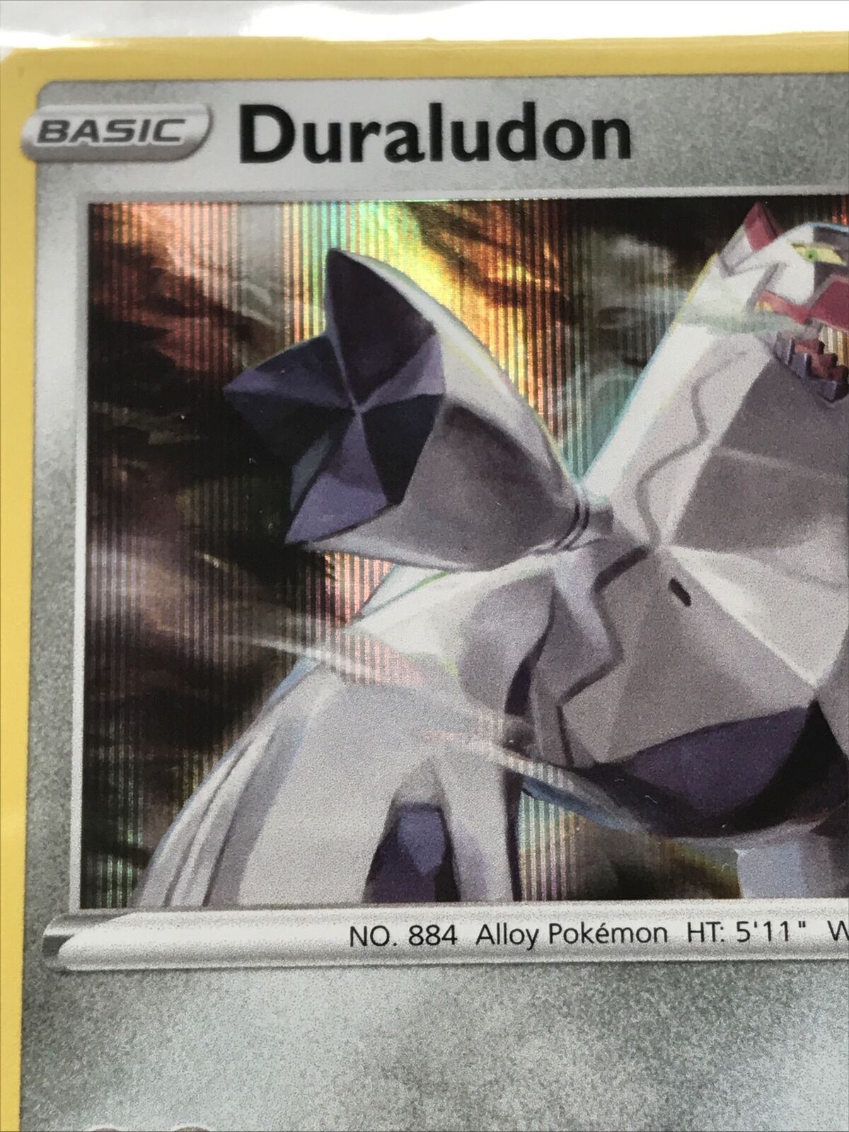 Pokemon  Card Vivid Voltage 2020 Pack Fresh Basic DURALUDON 129/185 HOLO RARE