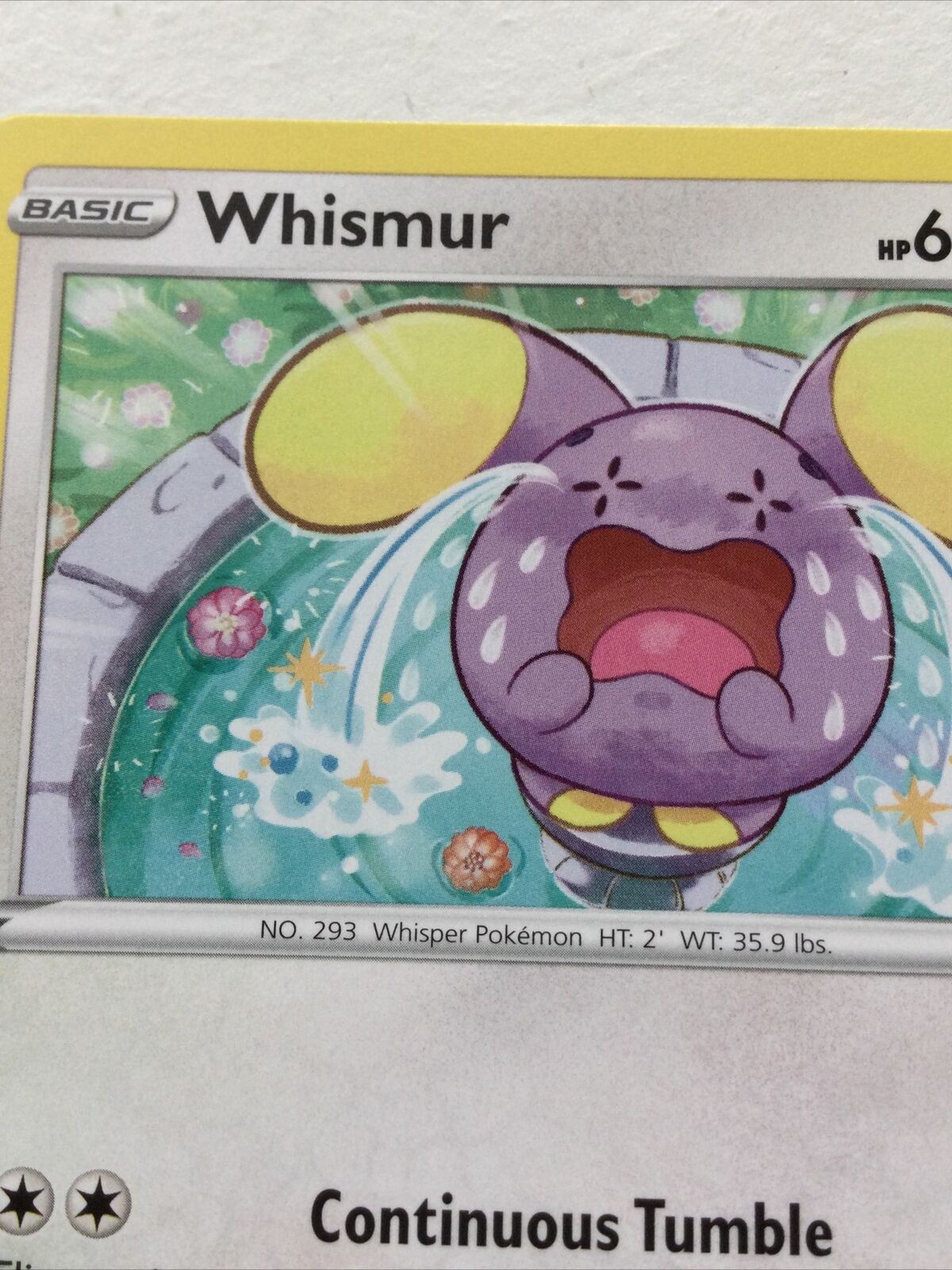 Pokemon  Card Vivid Voltage 2020 Pack Fresh Basic WHISMUR 135/185 Whisper