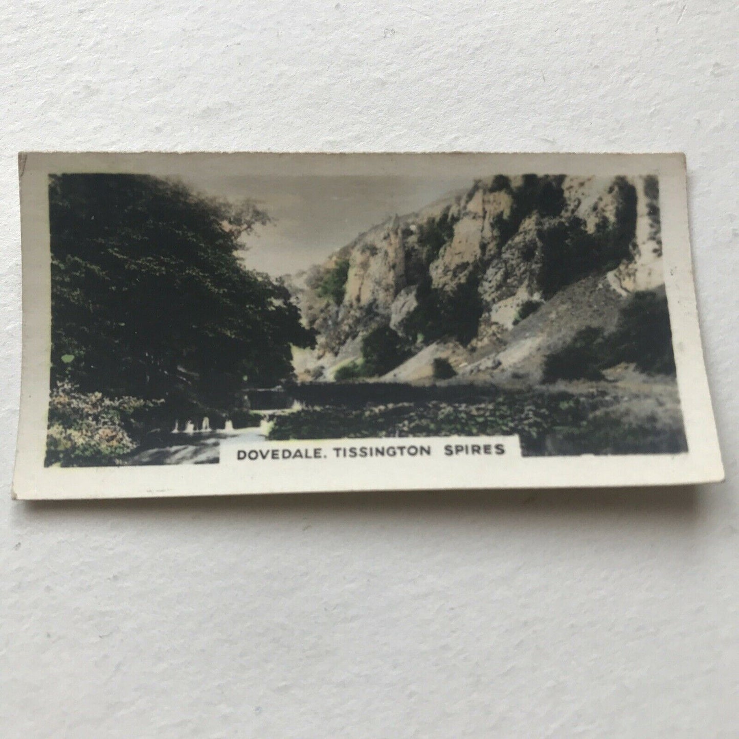 DOVEDALE  TISSINGTON SPIRES Photo Cigarette Card Cavanders Beauty Spots Of GB