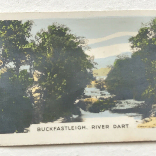 RIVER DART BUCKFASTLEIGH Photo Cigarette Card Cavanders Beauty Spots Of GB