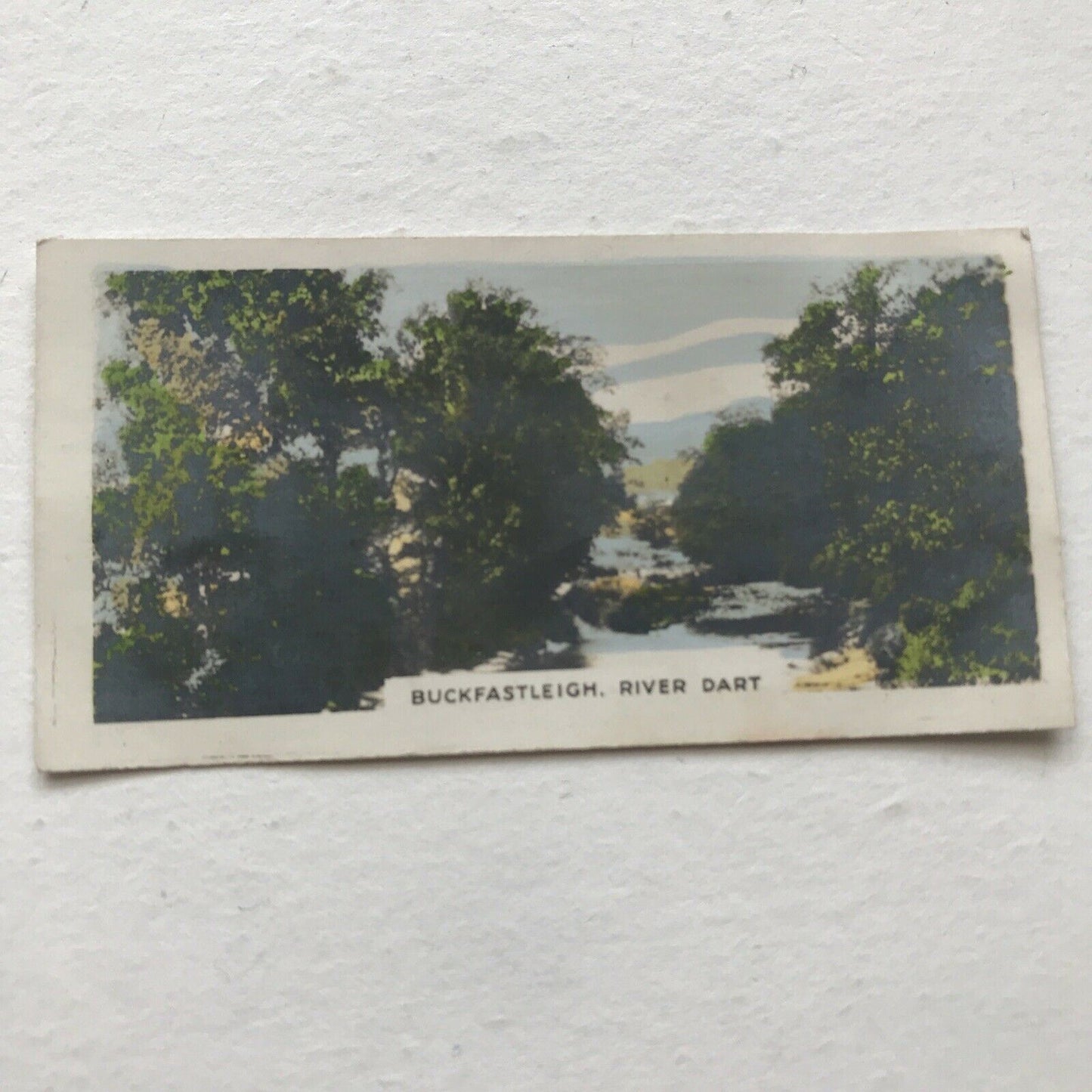 RIVER DART BUCKFASTLEIGH Photo Cigarette Card Cavanders Beauty Spots Of GB