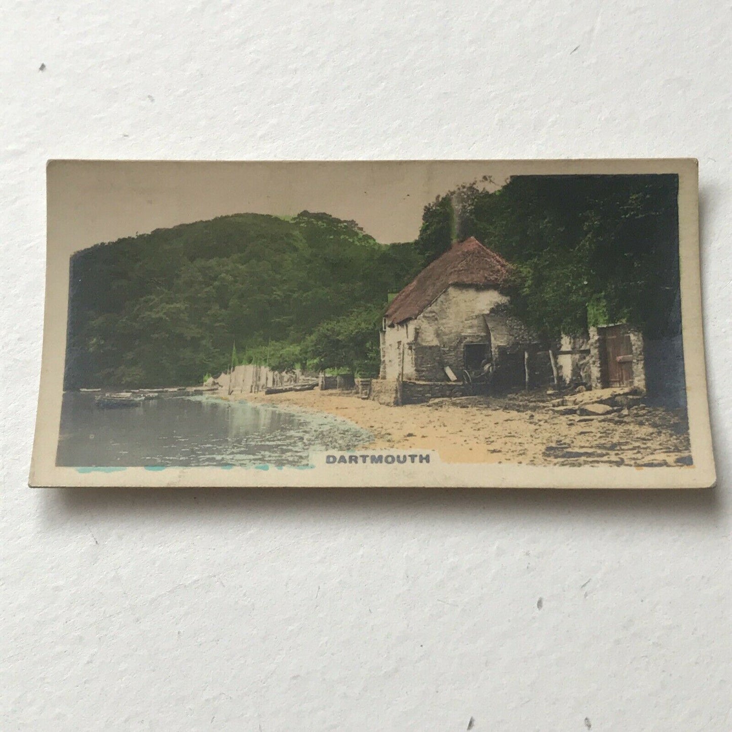 DARTMOUTH Hand Coloured Photo Cavanders Cigarette Card. Camera Studies