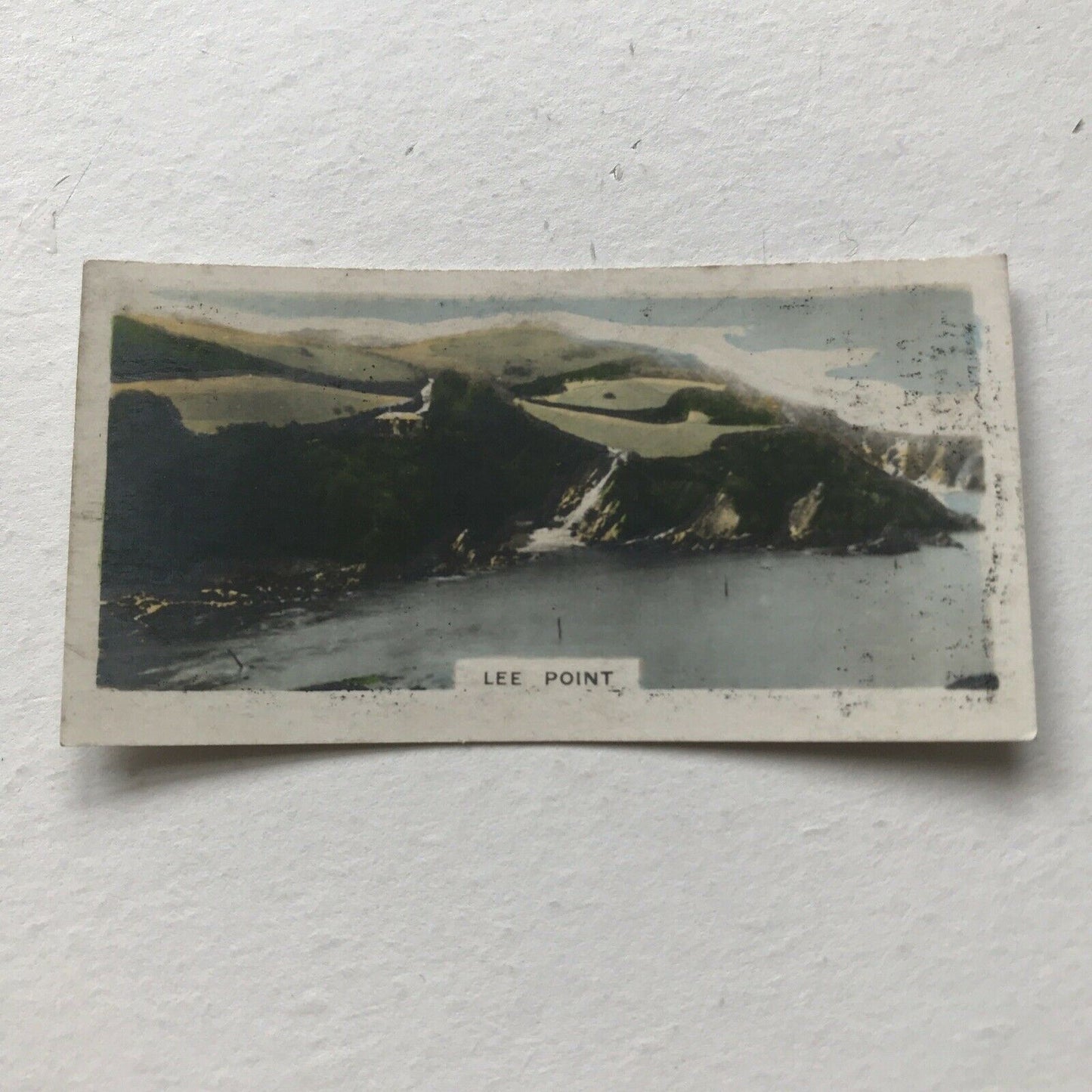 LEE POINT Hand Coloured Photo Cigarette Card Cavanders Beauty Spots Of Britain