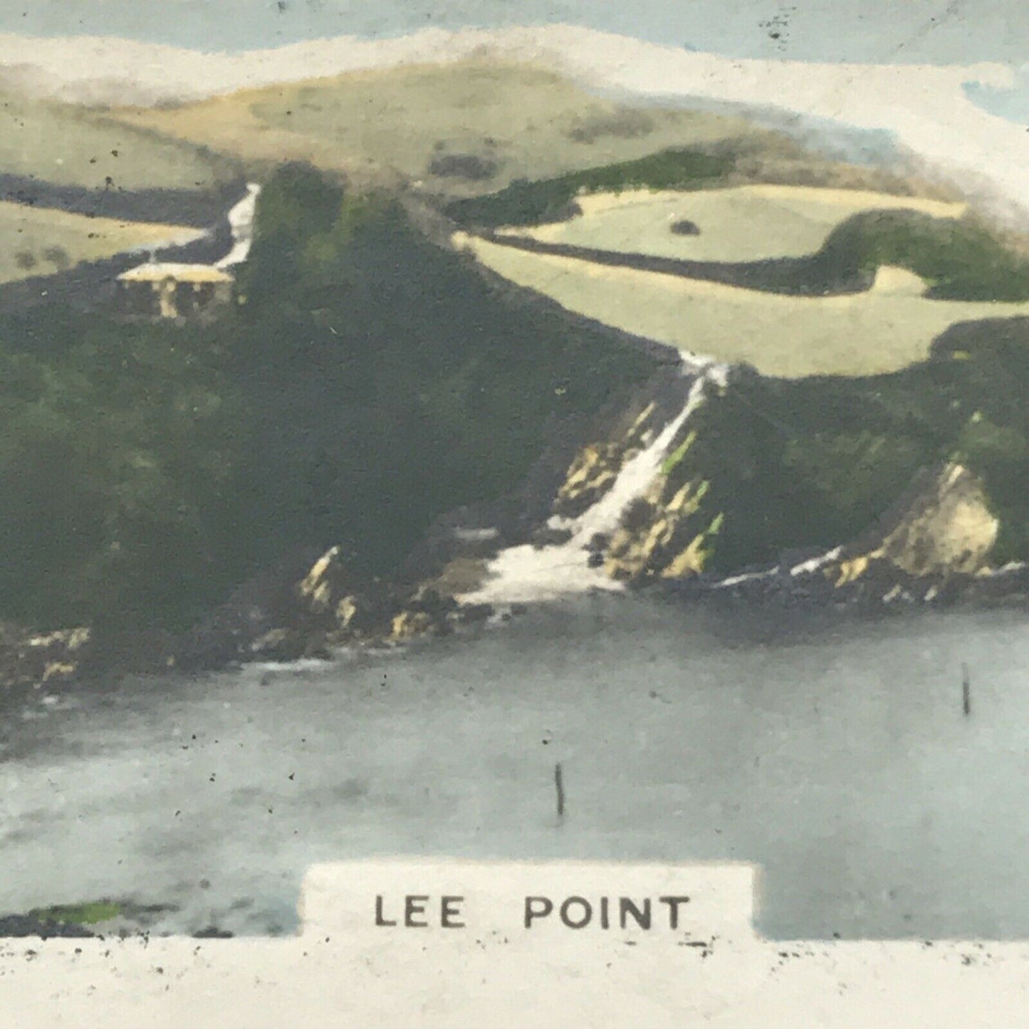 LEE POINT Hand Coloured Photo Cigarette Card Cavanders Beauty Spots Of Britain