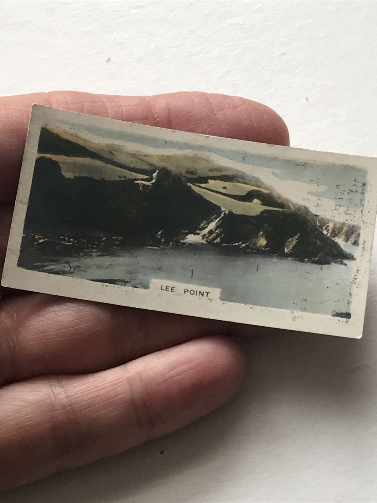 LEE POINT Hand Coloured Photo Cigarette Card Cavanders Beauty Spots Of Britain