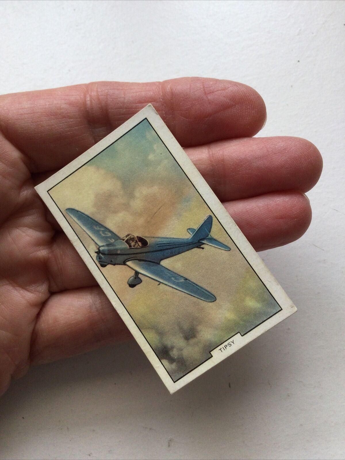 TIPSY Aircraft Co. Gallaher Cigarette Card Aeroplanes #17 Small Plane Civil Air