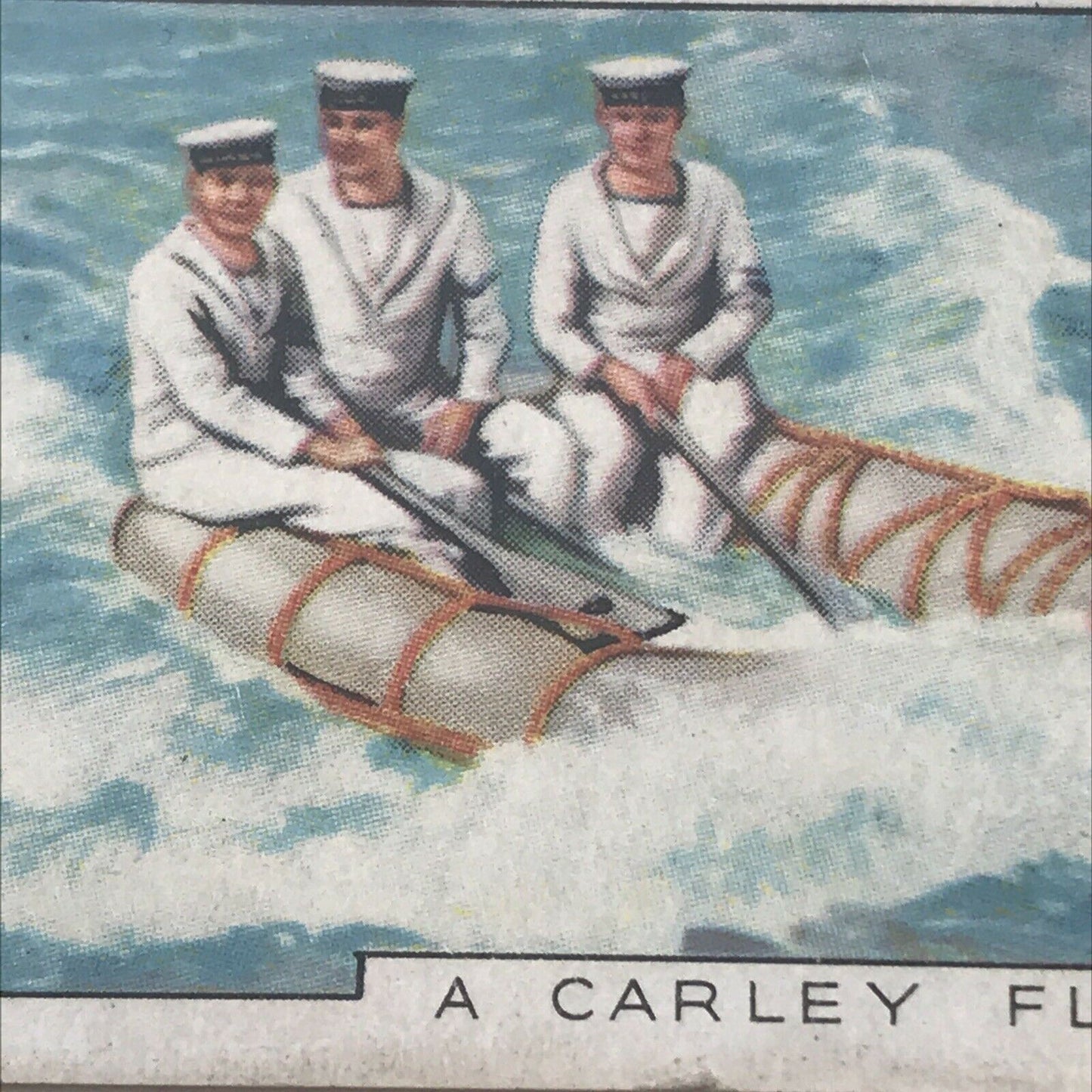 A CARLEY FLOAT Park Drive Gallaher Cigarette Card The Navy #22 Great War WWI