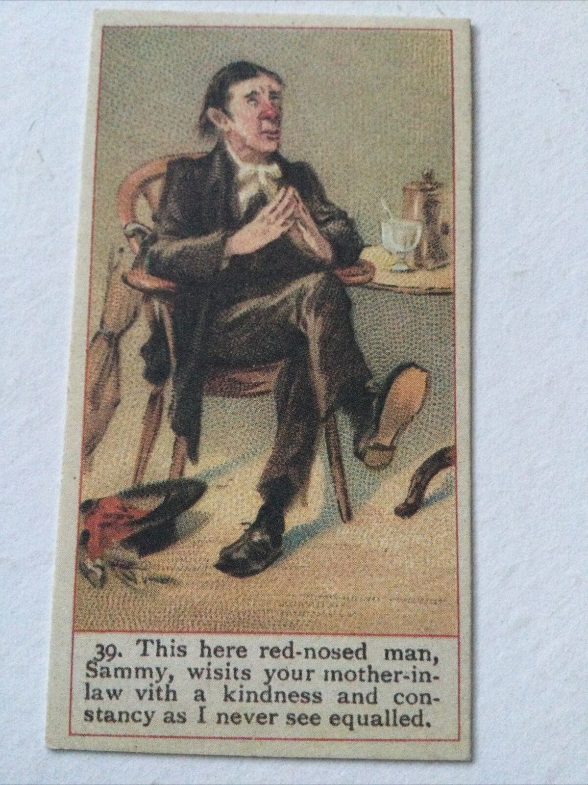 REV MR STIGGINS Dickens Gallery Cope Bros Cigarette Card #12 Reprint PICKWICK