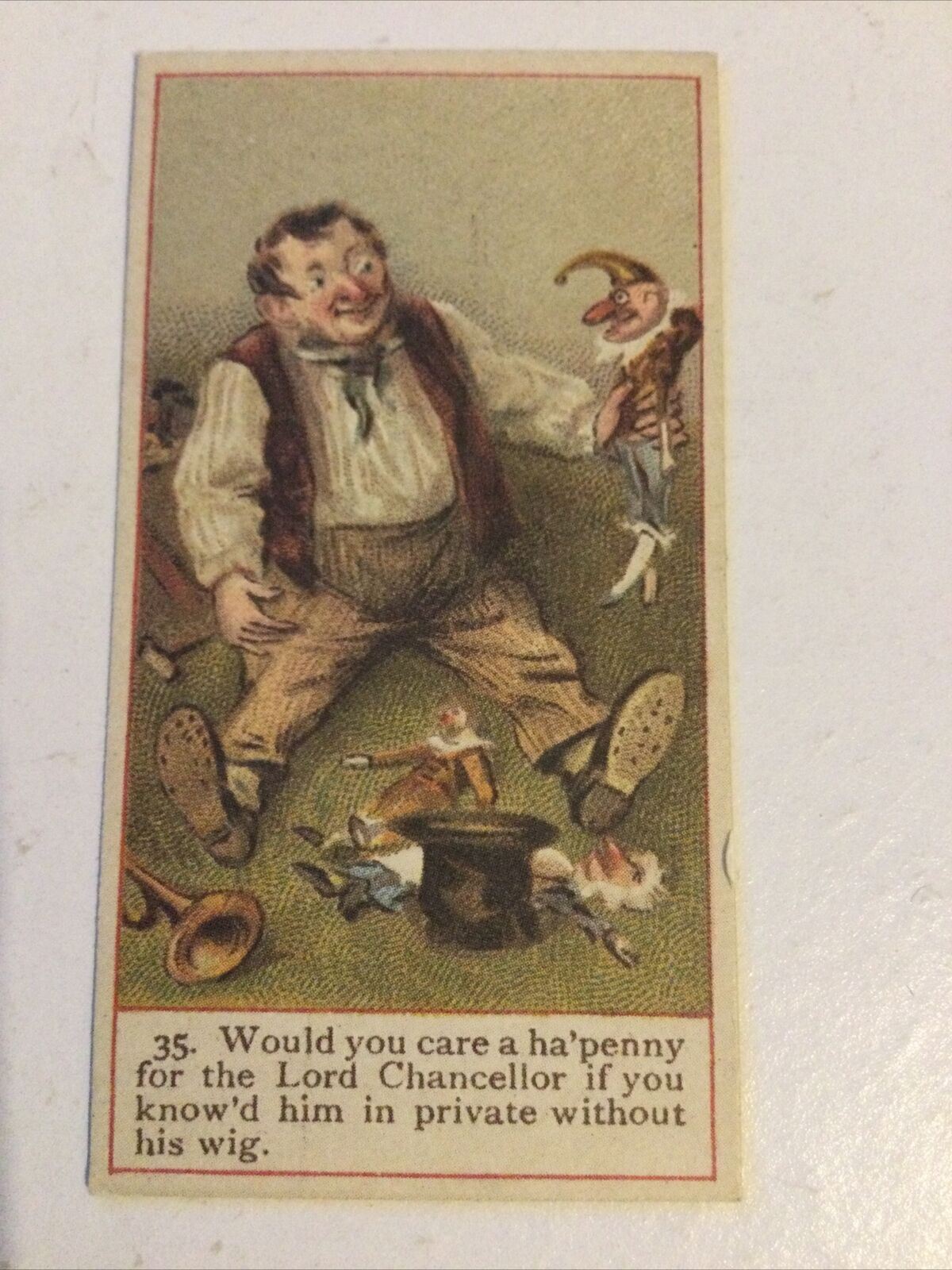 SHORT TROTTERS Dickens Gallery Cope Bros Cigarette Card #35 Reprint