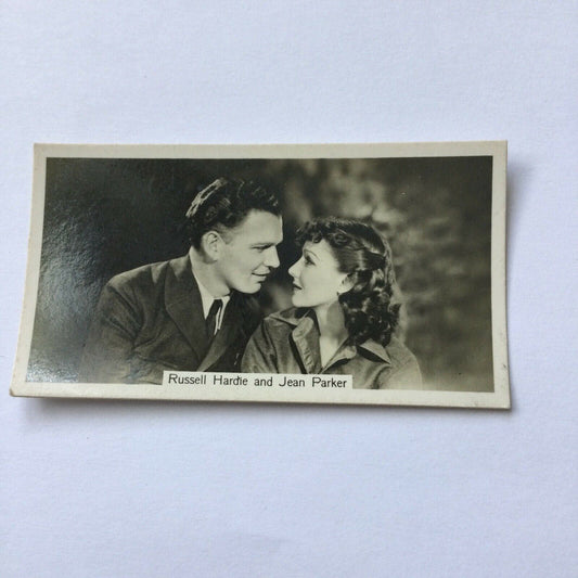 RUSSELL HARDIE JEAN PARKER Photo - John Sinclair Cigarette Card Film Stars #62