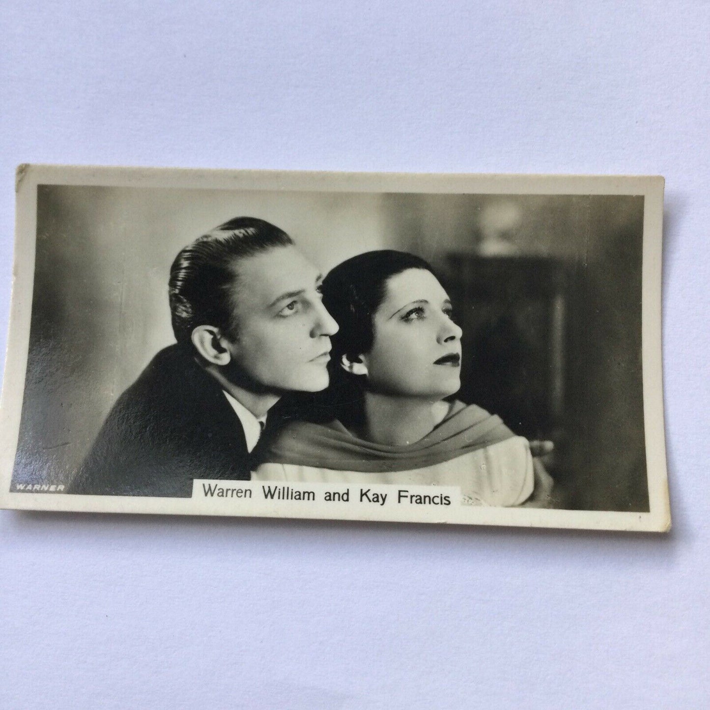 WARREN WILLIAM KAY FRANCIS Photo - John Sinclair Cigarette Card Film Stars #71