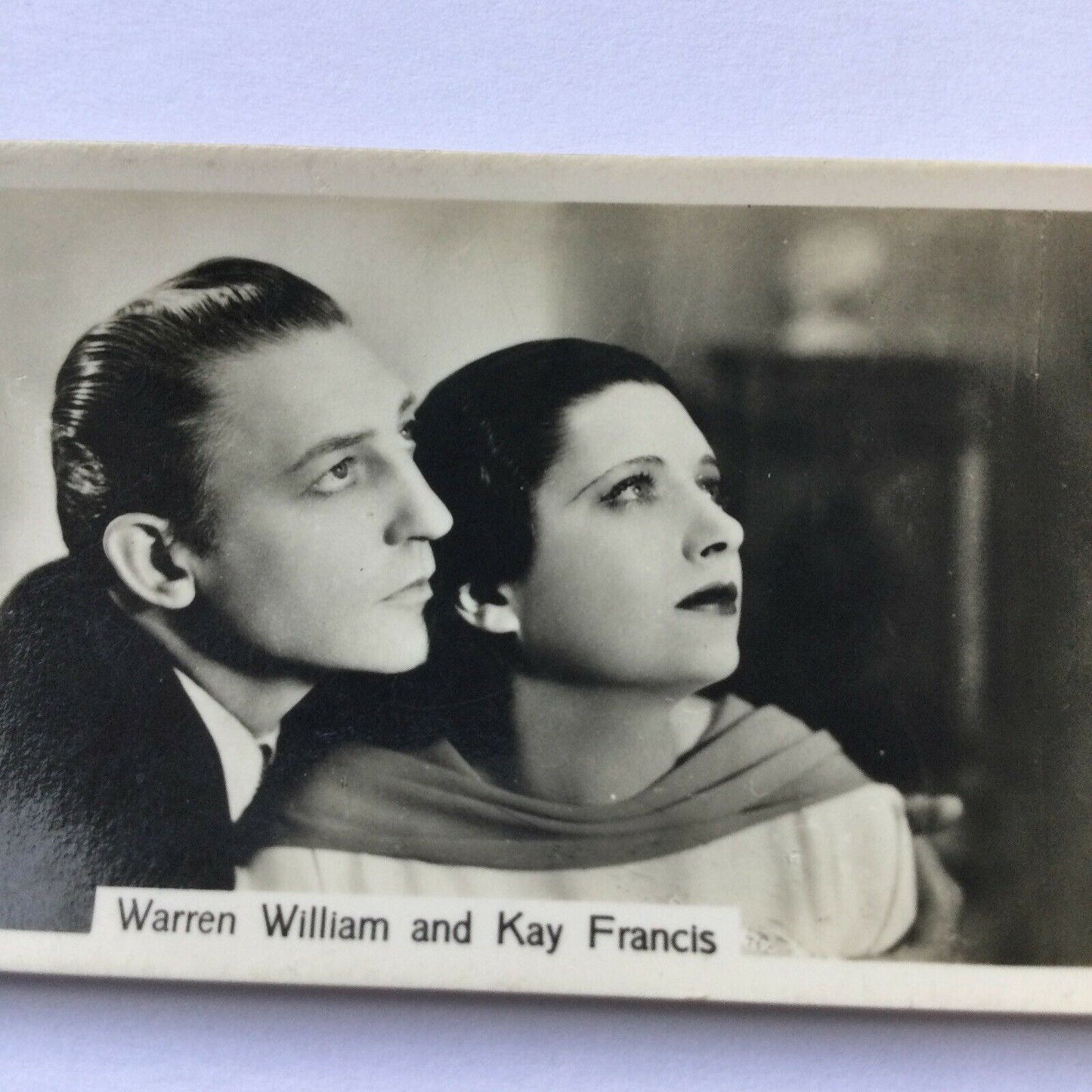 WARREN WILLIAM KAY FRANCIS Photo - John Sinclair Cigarette Card Film Stars #71