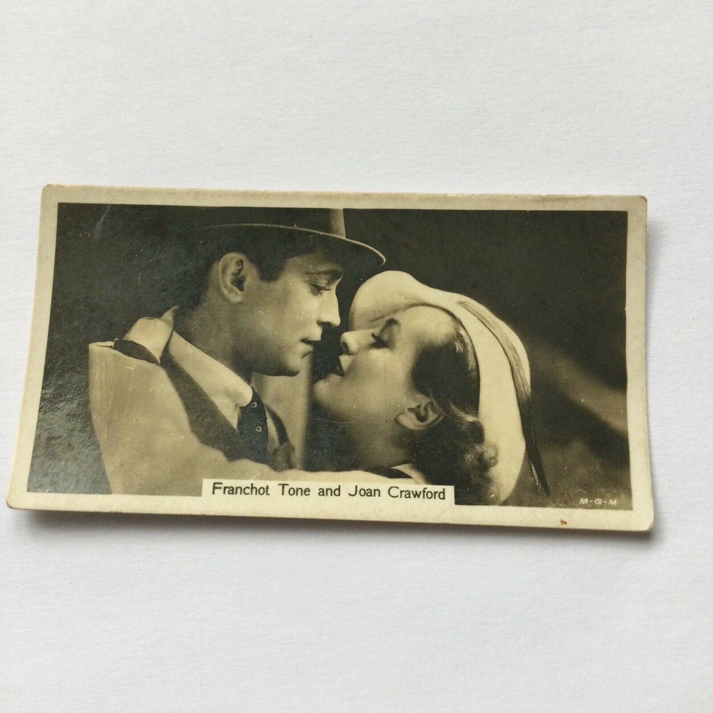 JOAN CRAWFORD FRANCHOT TONE Photo- John Sinclair Cigarette Card Film Stars #49