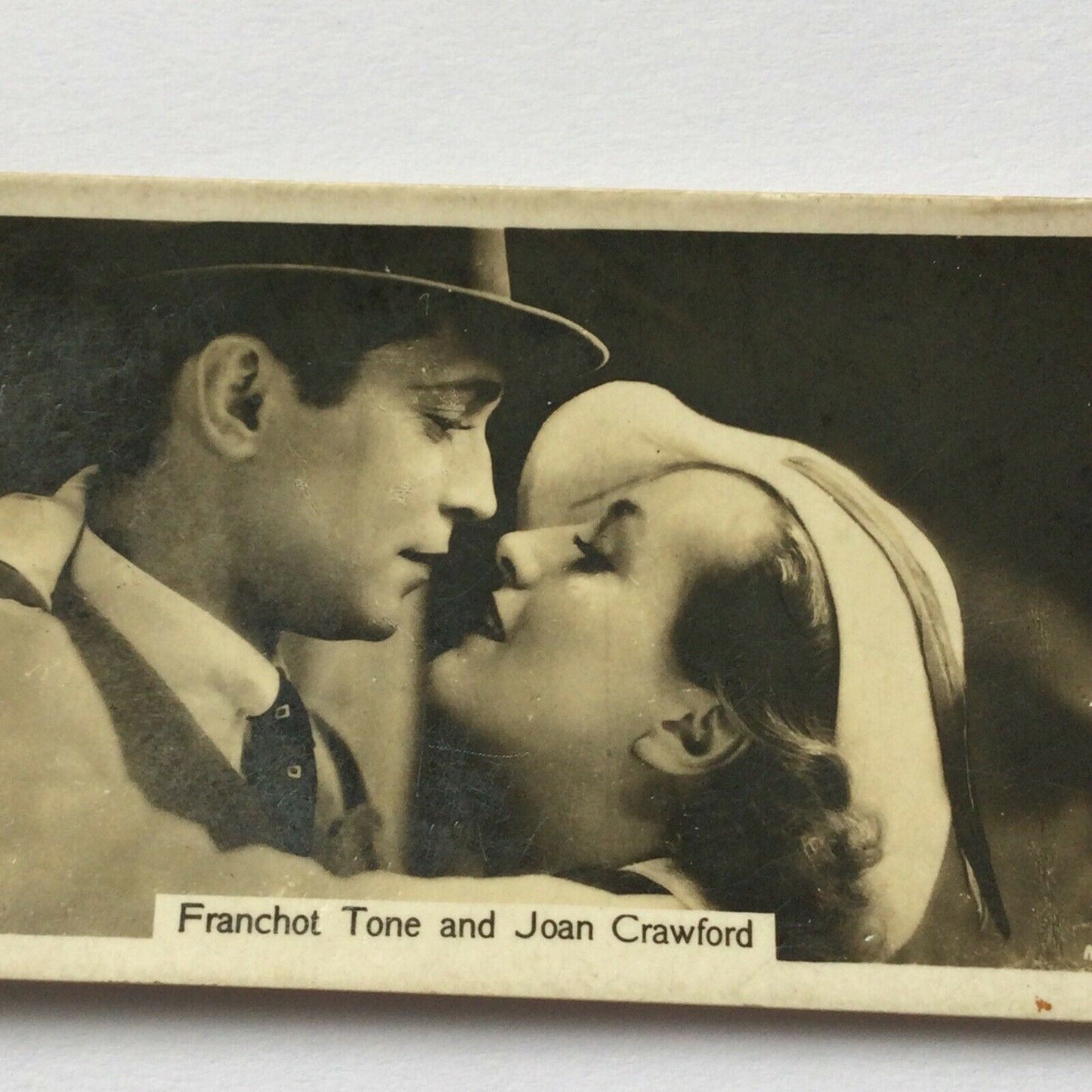 JOAN CRAWFORD FRANCHOT TONE Photo- John Sinclair Cigarette Card Film Stars #49