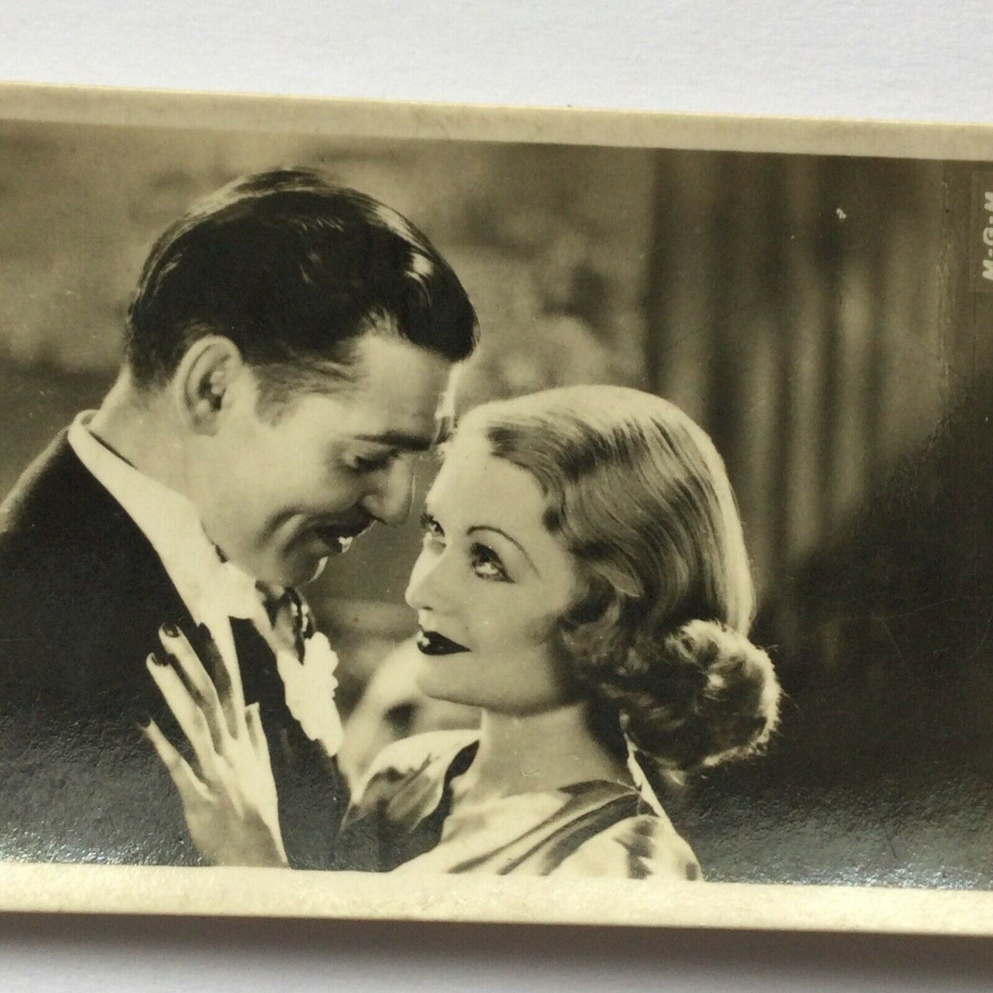 CLARK GABLE CONSTANCE BENNETT Photo- John Sinclair Cigarette Card Film Stars #83