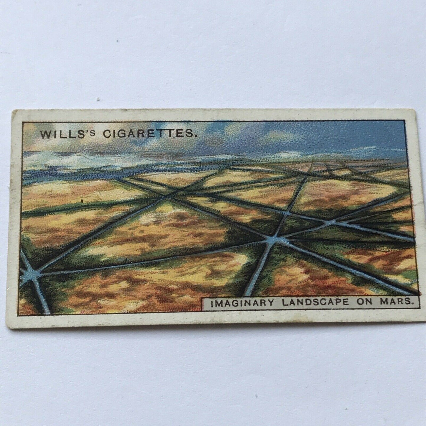 Imaginary Landscape On Mars WILLS CIGARETTE CARD Romance Of The Heavens #20