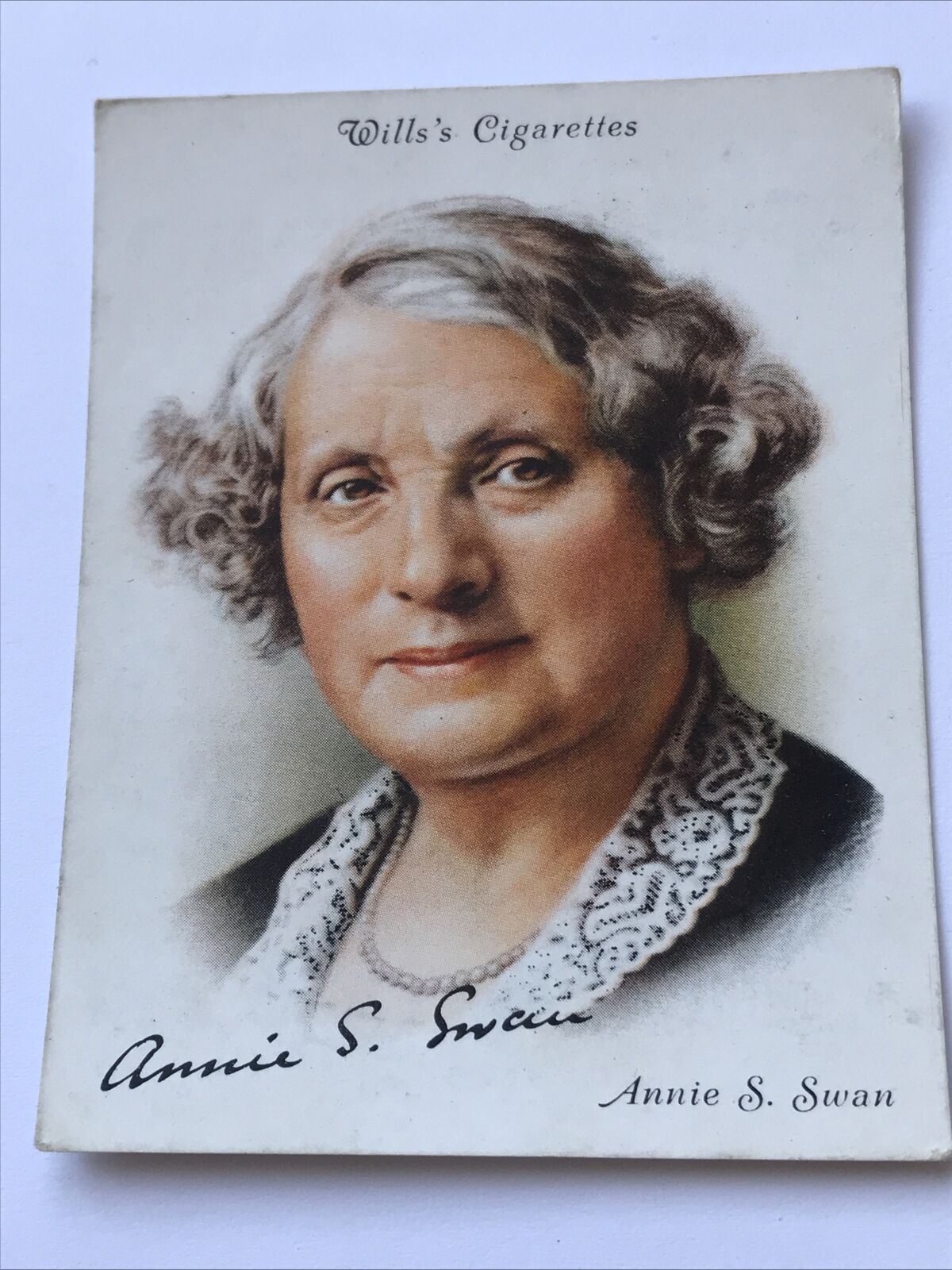 Annie S Swan WILLS CIGARETTE CARD Famous British Authors #35 We Travel Home