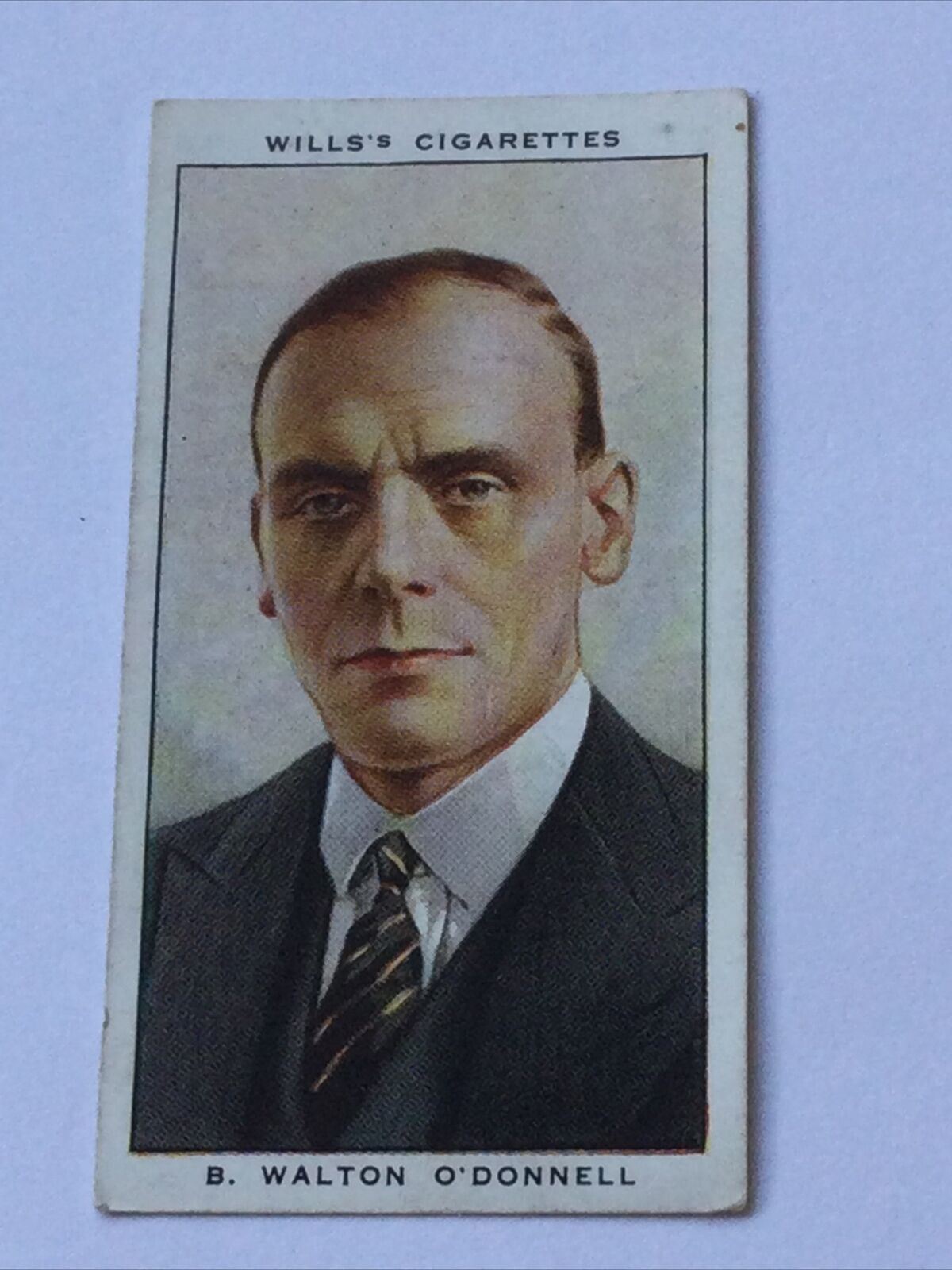 B Walton O’Donnell WILLS CIGARETTE CARD Radio Celebrities #12 Conductor