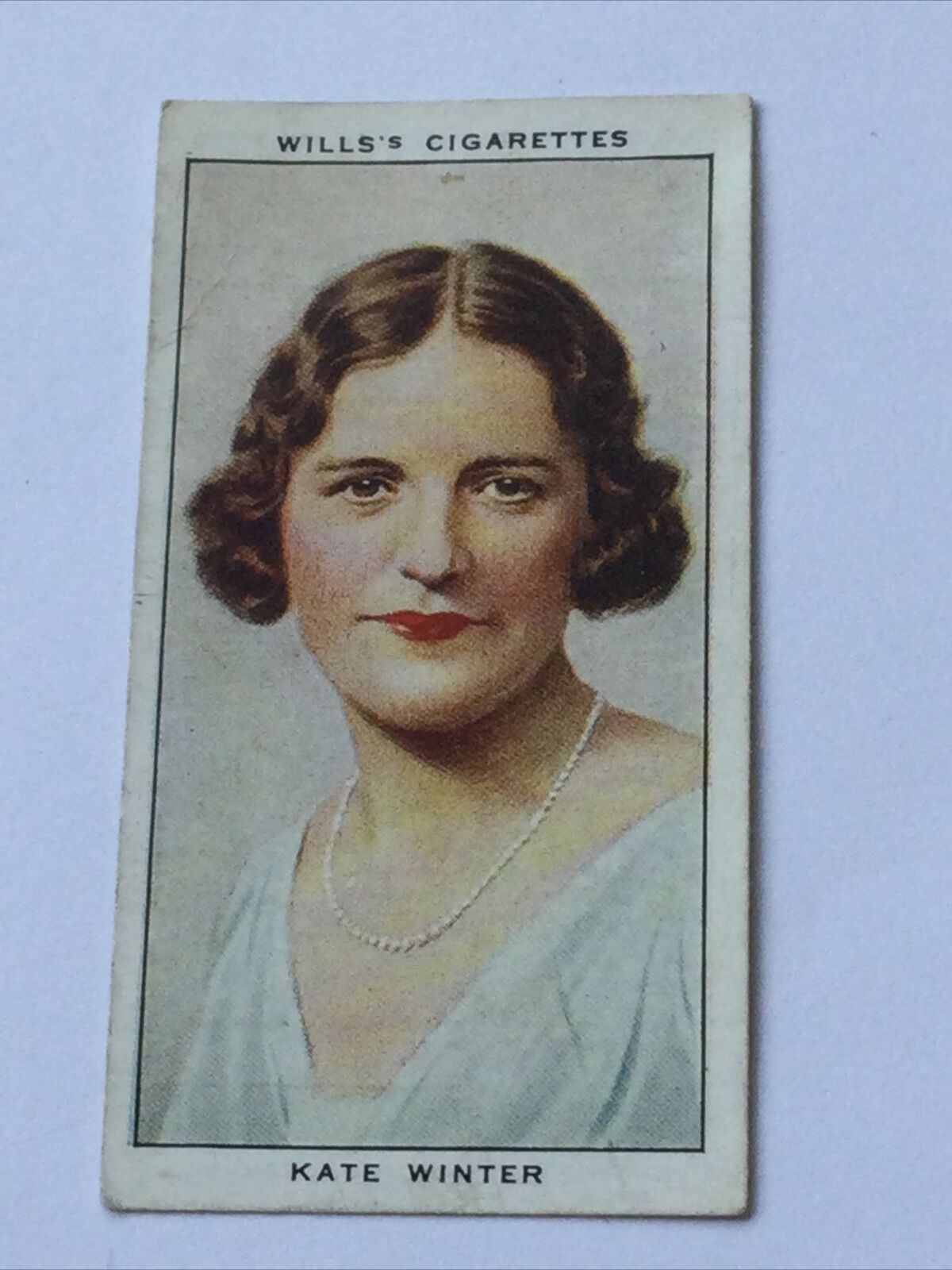 Kate Winter WILLS CIGARETTE CARD Radio Celebrities #26 Soprano Marconi House BBC