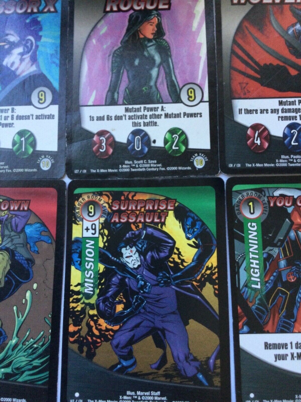 Vintage X-MEN trading cards 2000 Marvel WOTC Sold individually - take your pick