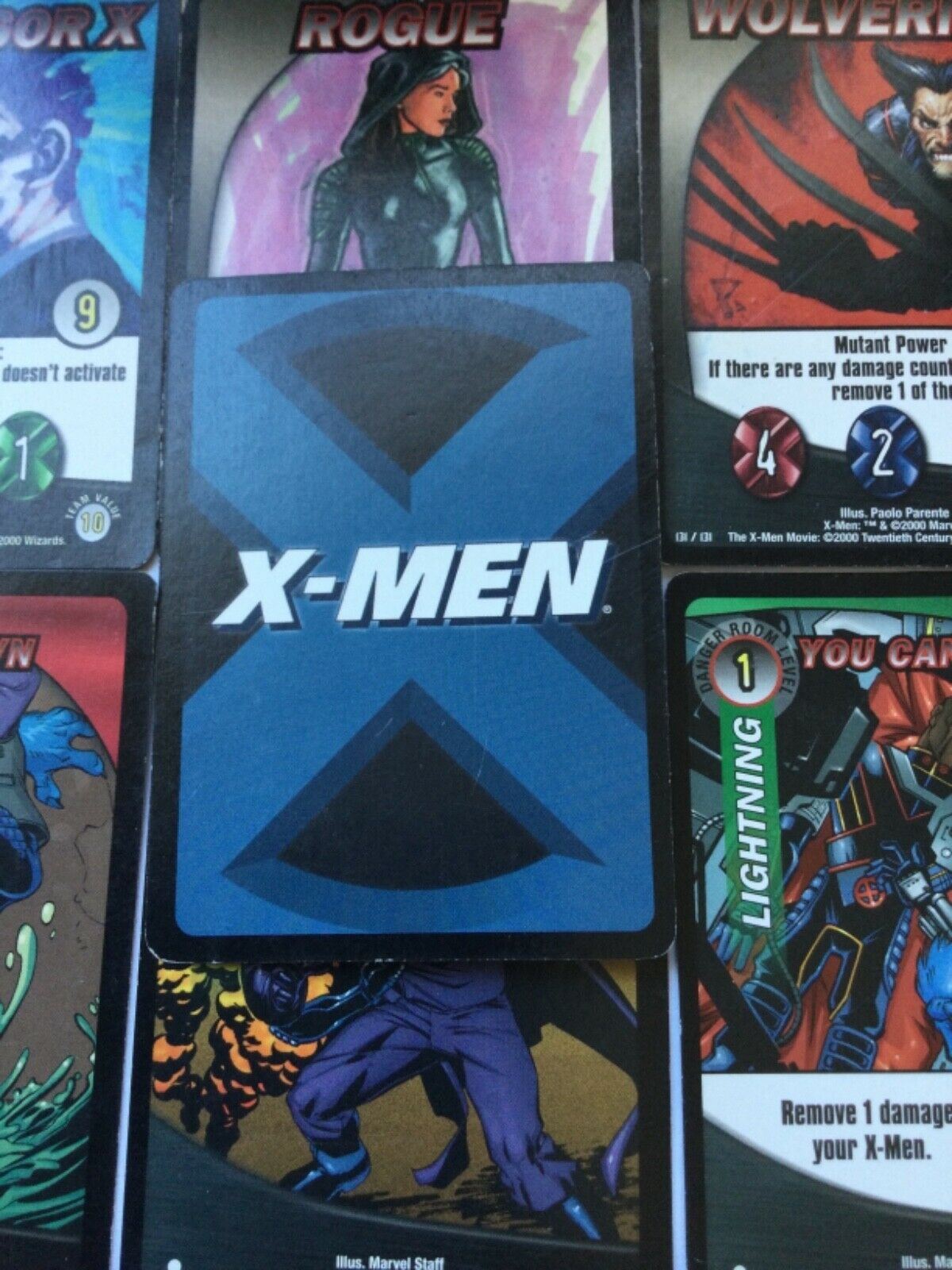 Vintage X-MEN trading cards 2000 Marvel WOTC Sold individually - take your pick