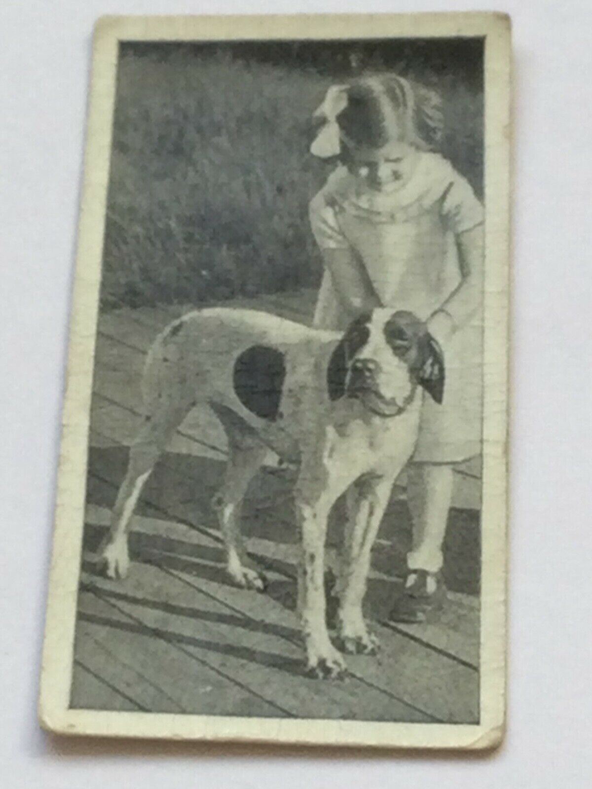 Carreras Cigarette Cards DOGS & FRIEND 1936 Cute Pet Photos with Children. Sold Individually.