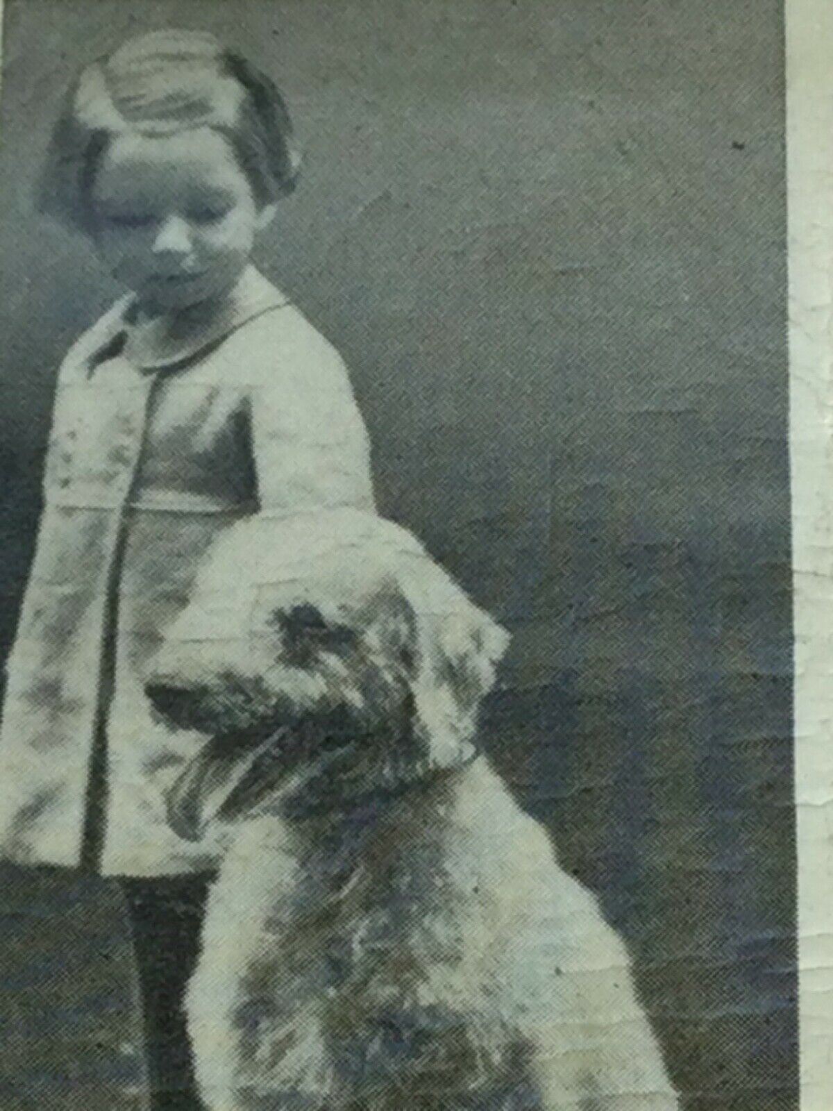 Carreras Cigarette Cards DOGS & FRIEND 1936 Cute Pet Photos with Children. Sold Individually.