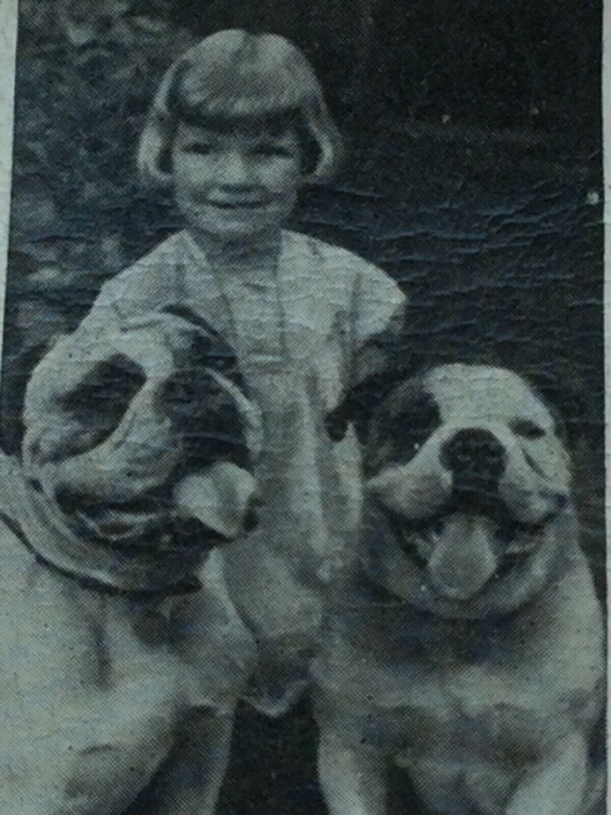 Carreras Cigarette Cards DOGS & FRIEND 1936 Cute Pet Photos with Children. Sold Individually.