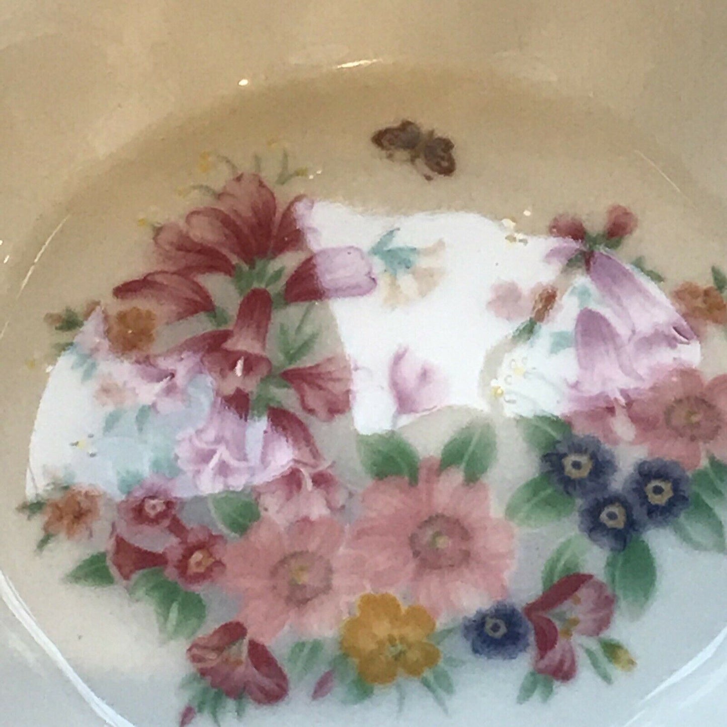 Royal Doulton Arabella Petal Bowl Fluted Edge. Trinket bowl / sugar bowl. Perfect BOXED Vintage 1990 H5183