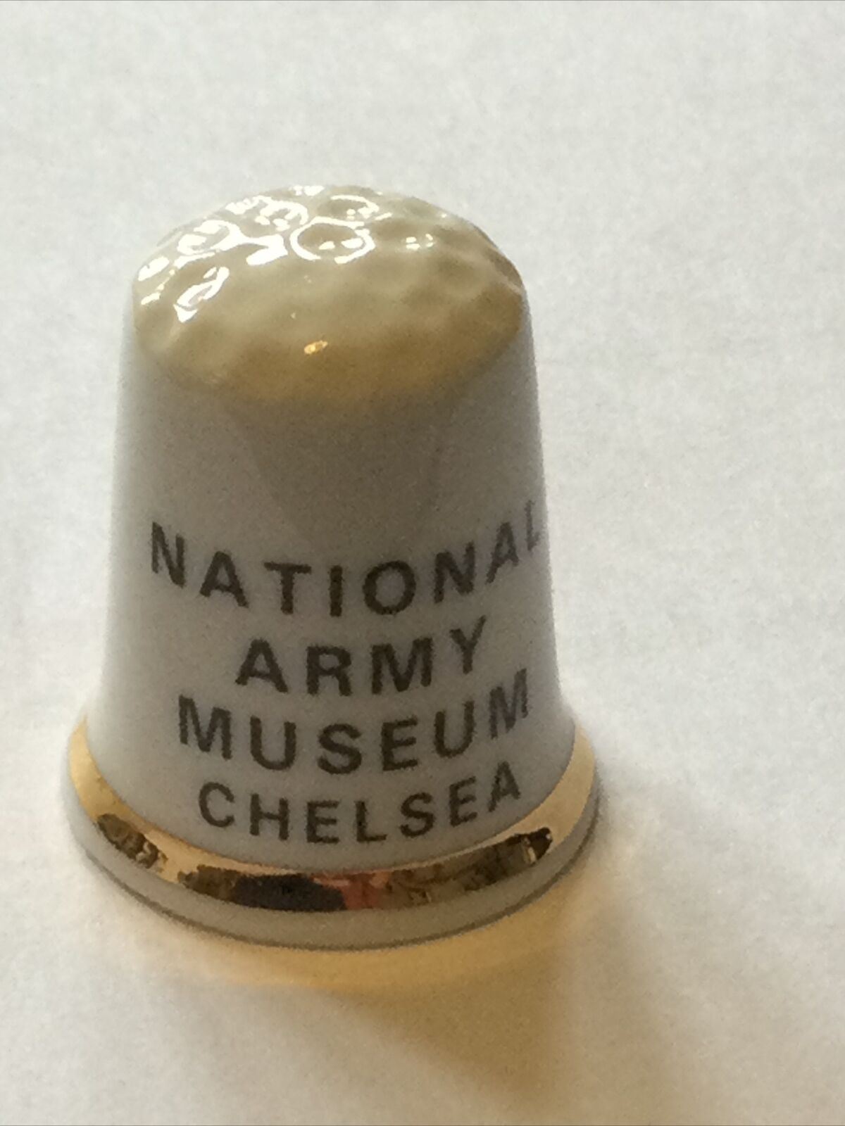 China Thimble. Goodliffe Neale Alcester. National Army Museum Chelsea. Raymond C