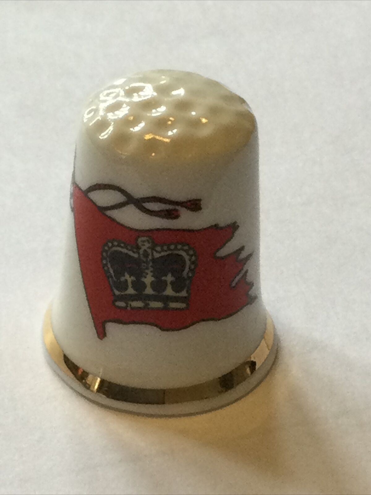 China Thimble. Goodliffe Neale Alcester. National Army Museum Chelsea. Raymond C