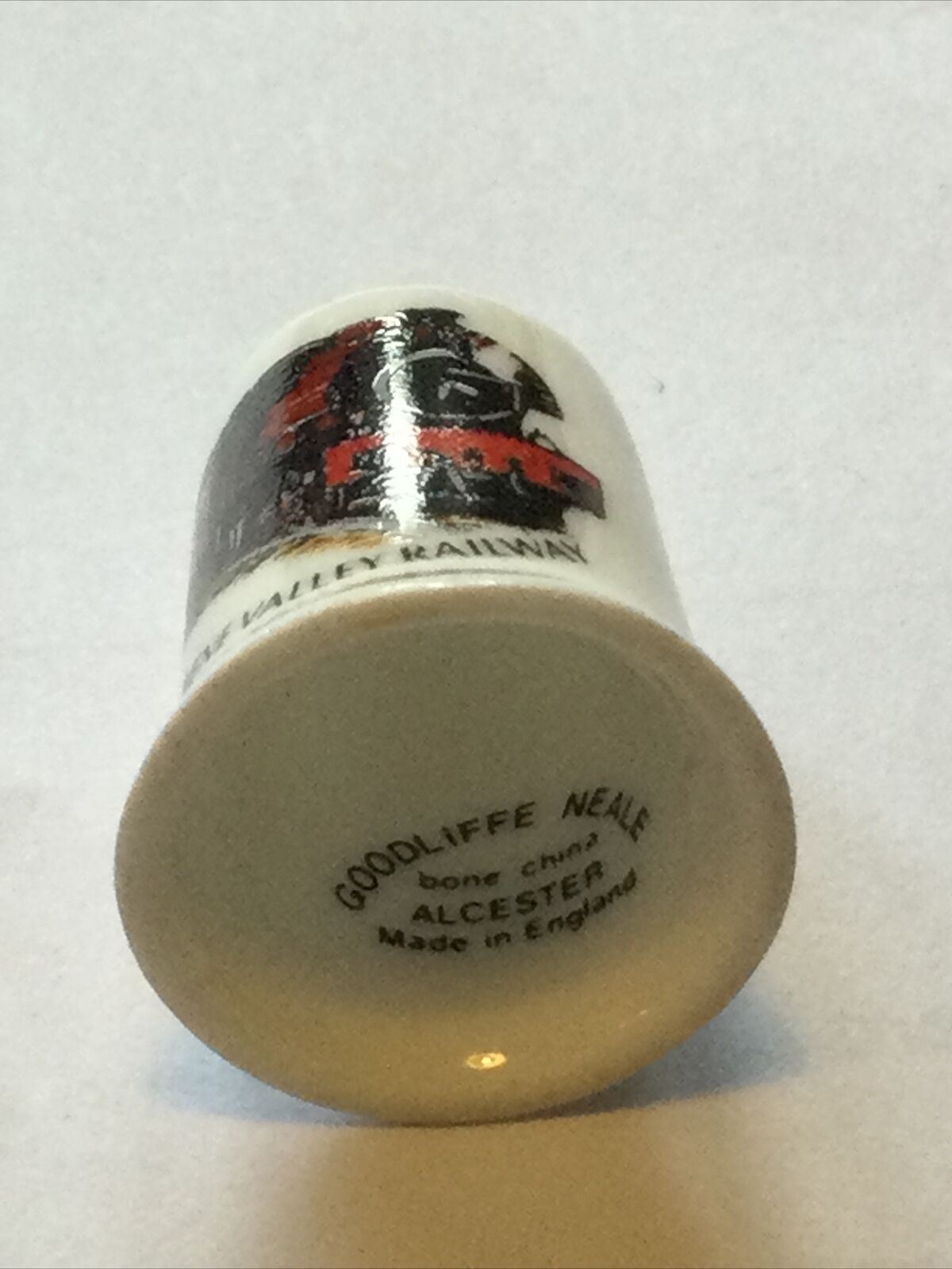 China Thimble. Raymond C Goodliffe Neale Alcester. NENE VALLEY RAILWAY Souvenir