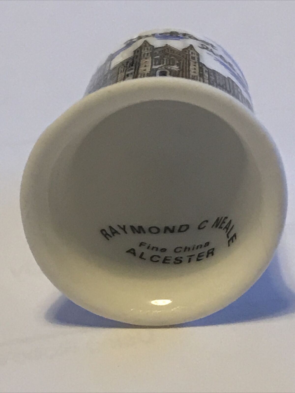 China Thimble BUCKFAST ABBEY Keepsake Goodliffe Raymond C Neale Alcester