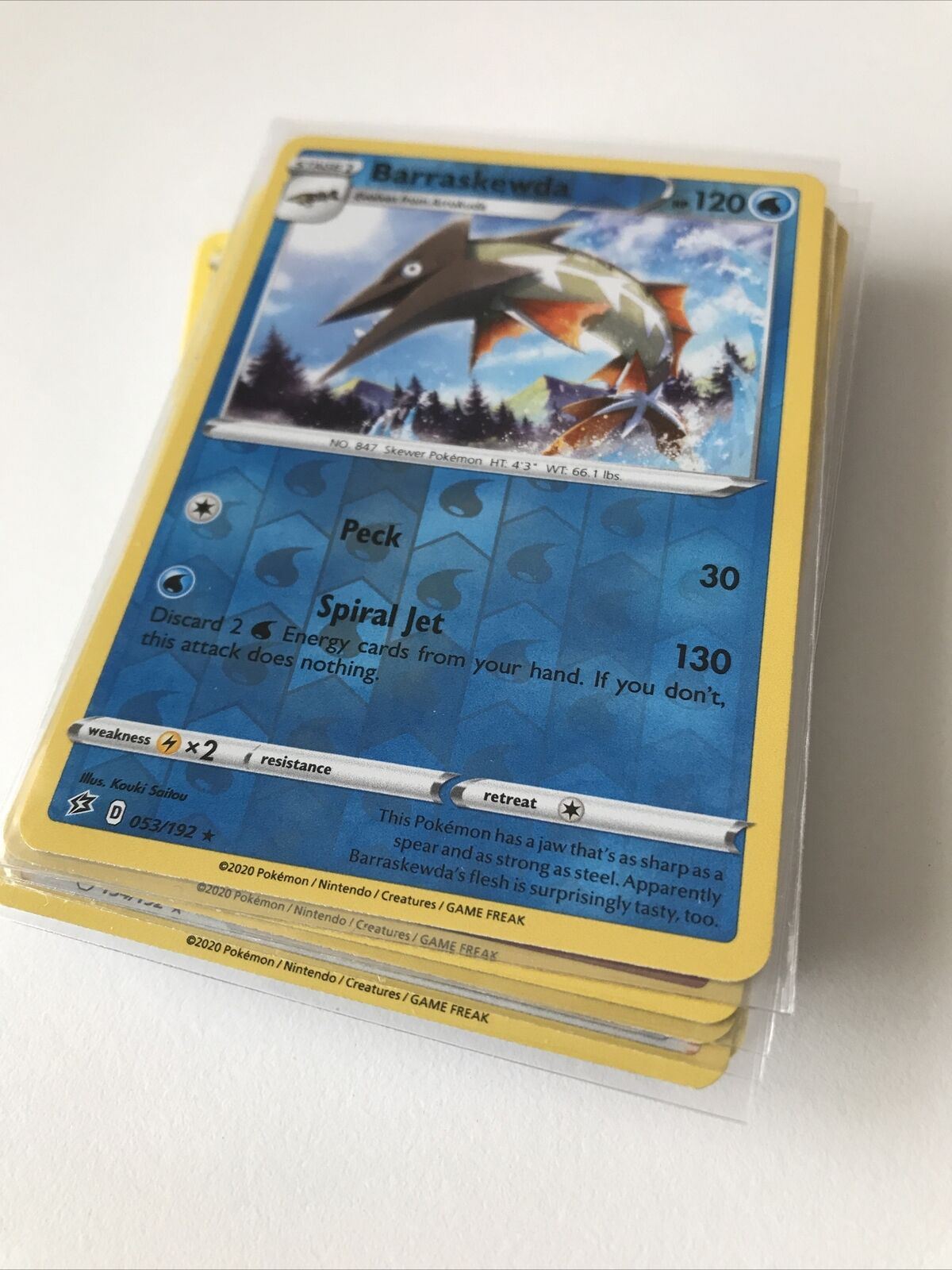 Set Of 41 Pack Fresh REBEL CLASH Pokemon Cards, Including 5 Holos