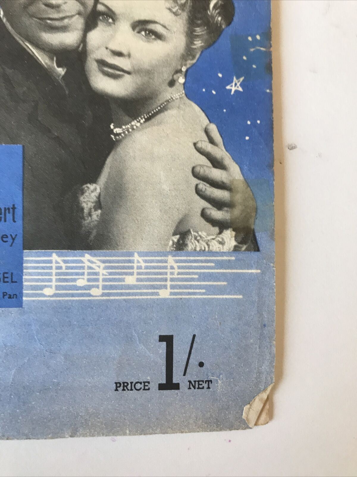 Vintage Sheet Music Movie Memorabilia I WONDER WHO’S KISSING HER NOW June Haver