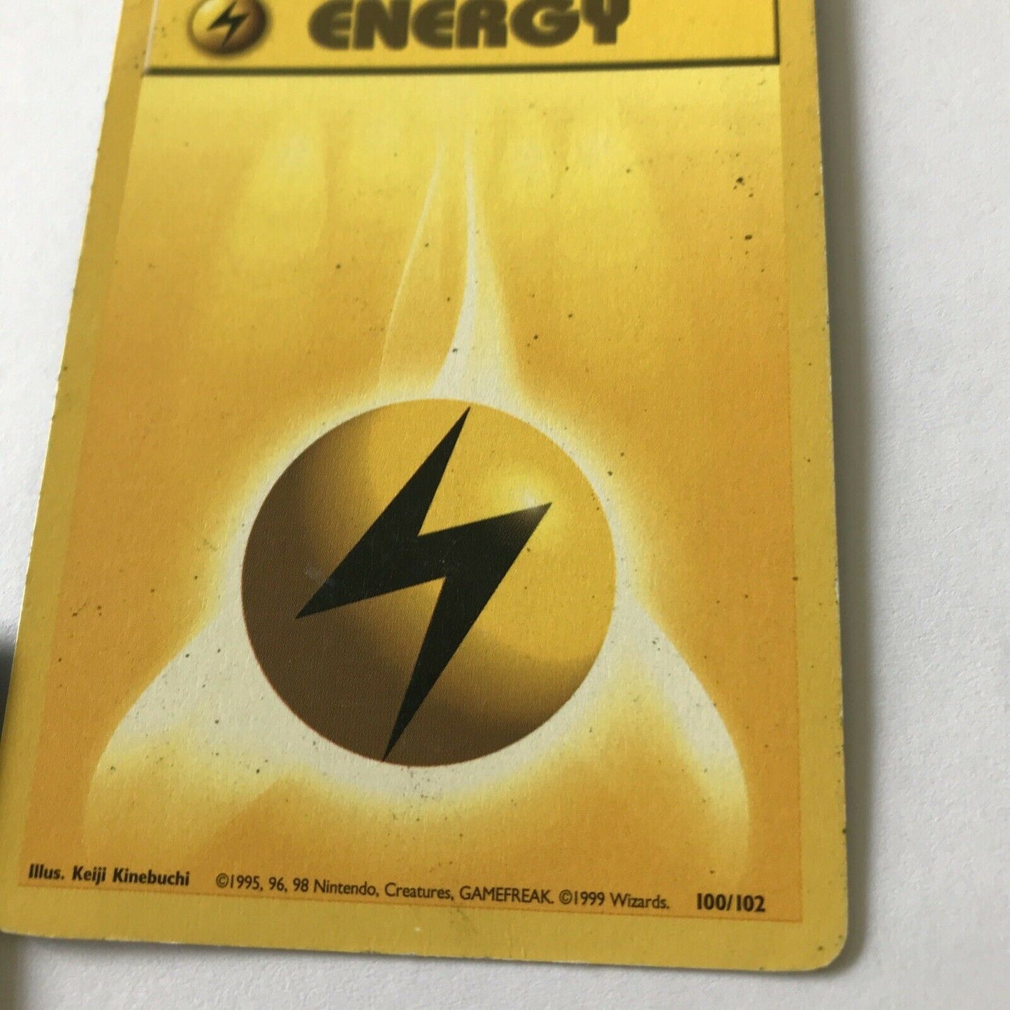 Vintage Pokemon cards Set Of 5 ENERGY CARDS Wizards 1999 Played  WOTC