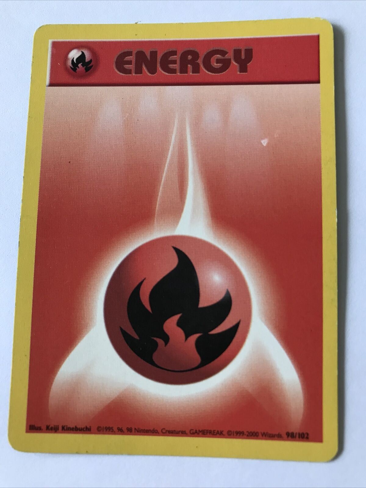 Vintage Pokemon card ENERGY 98/102 Wizards 1999-2000 Played  WOTC