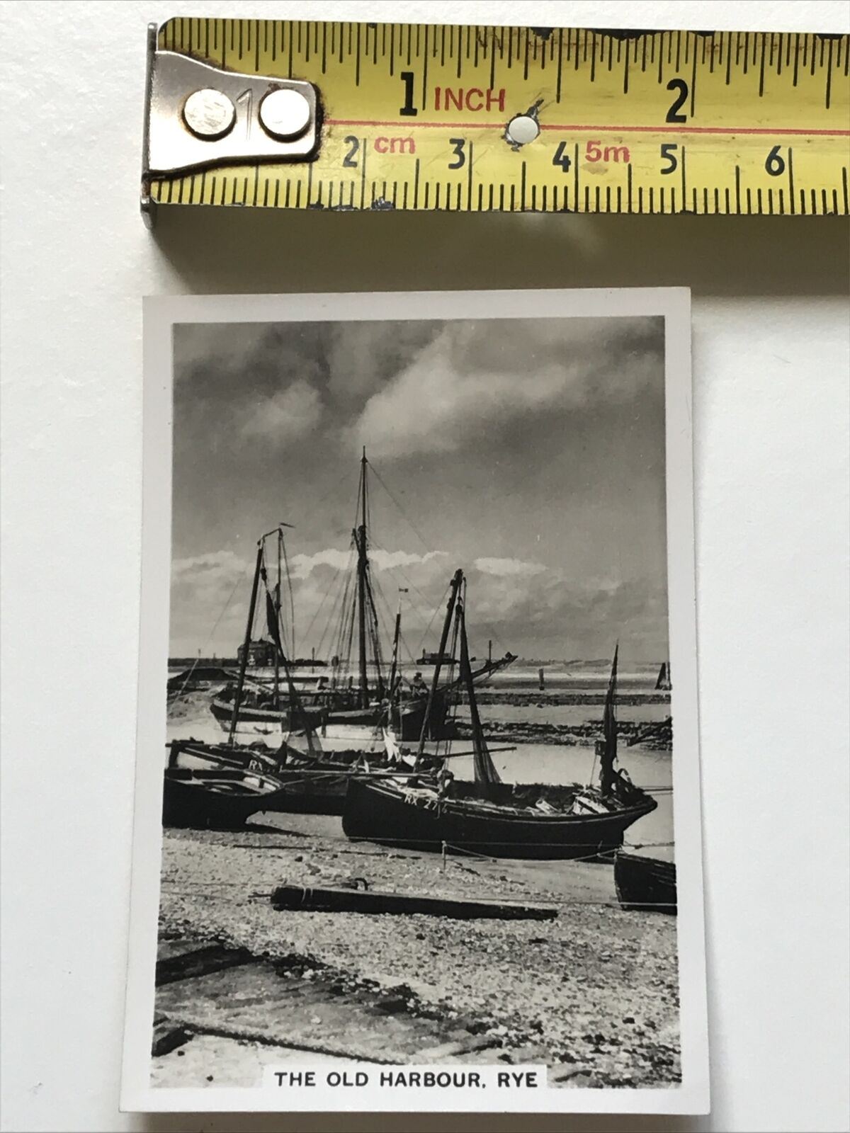 Vintage Photo Cigarette Card 1939 1930s The Old Harbour, Rye. Senior Service 24