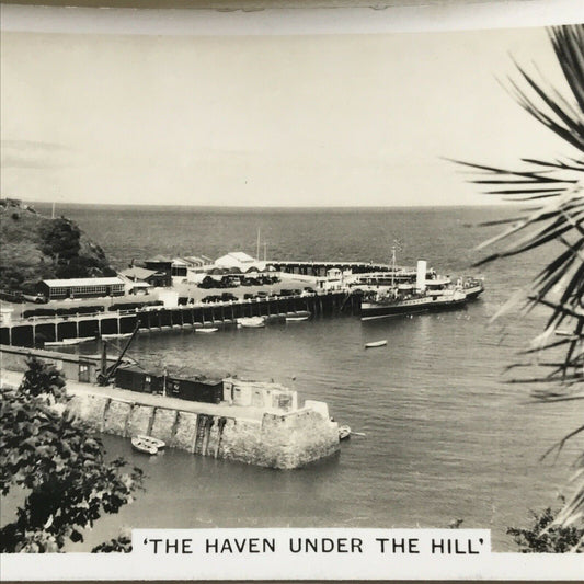 Vintage Photo Cigarette Card 1939 1930s Ilfracombe The Haven Under The Hill No27