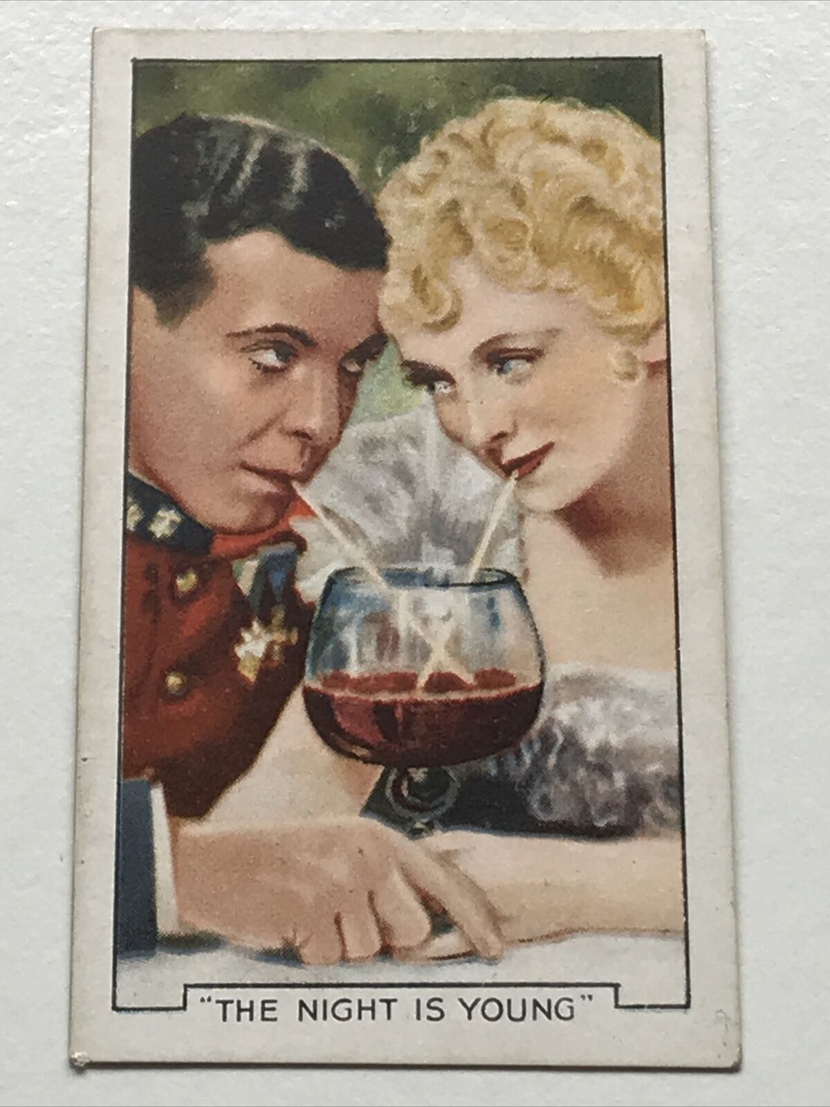 MGM The Night Is Young FILM MOVIE MEMORABILIA. Cigarette Card Gallaher Famous