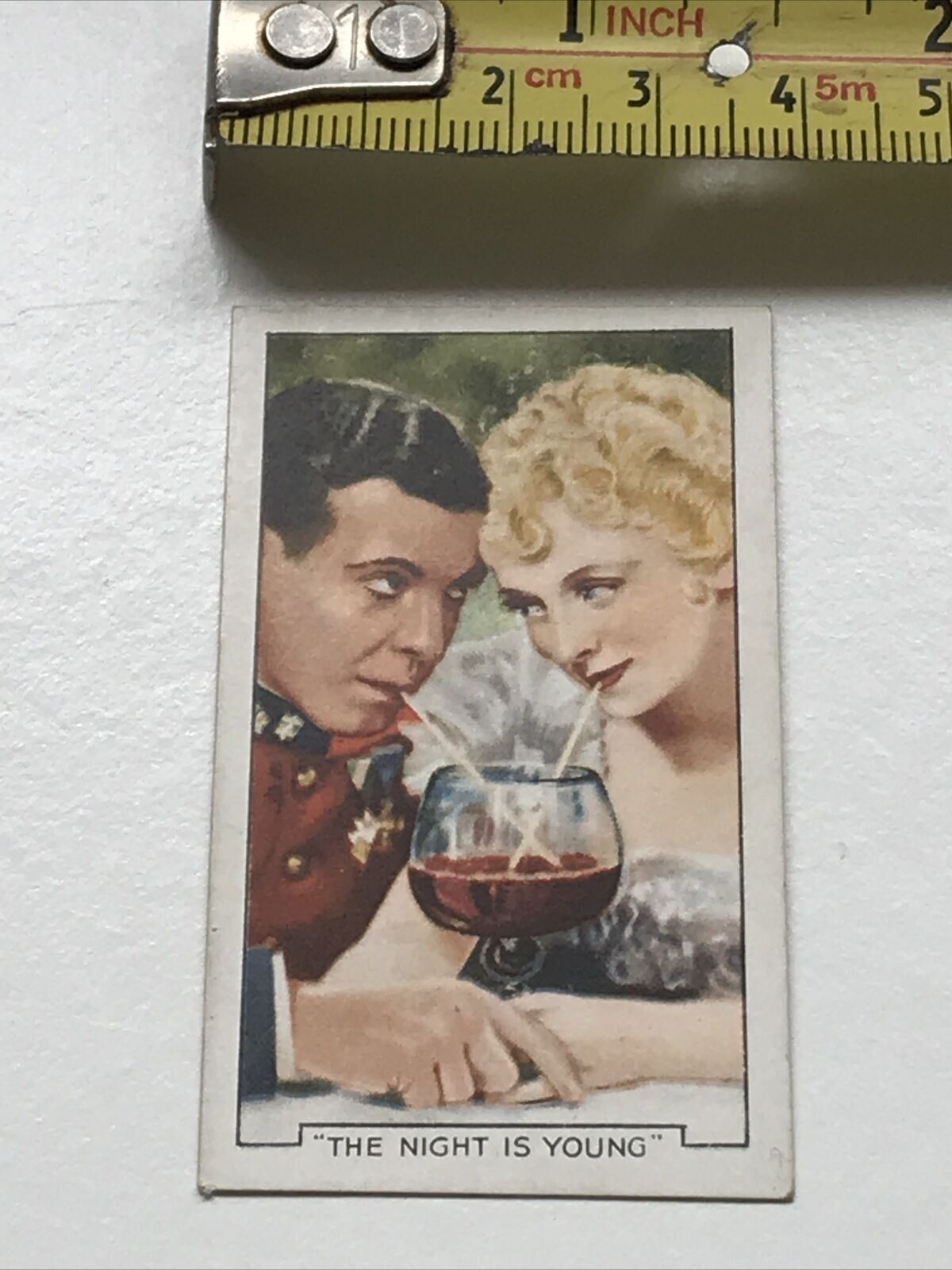 MGM The Night Is Young FILM MOVIE MEMORABILIA. Cigarette Card Gallaher Famous