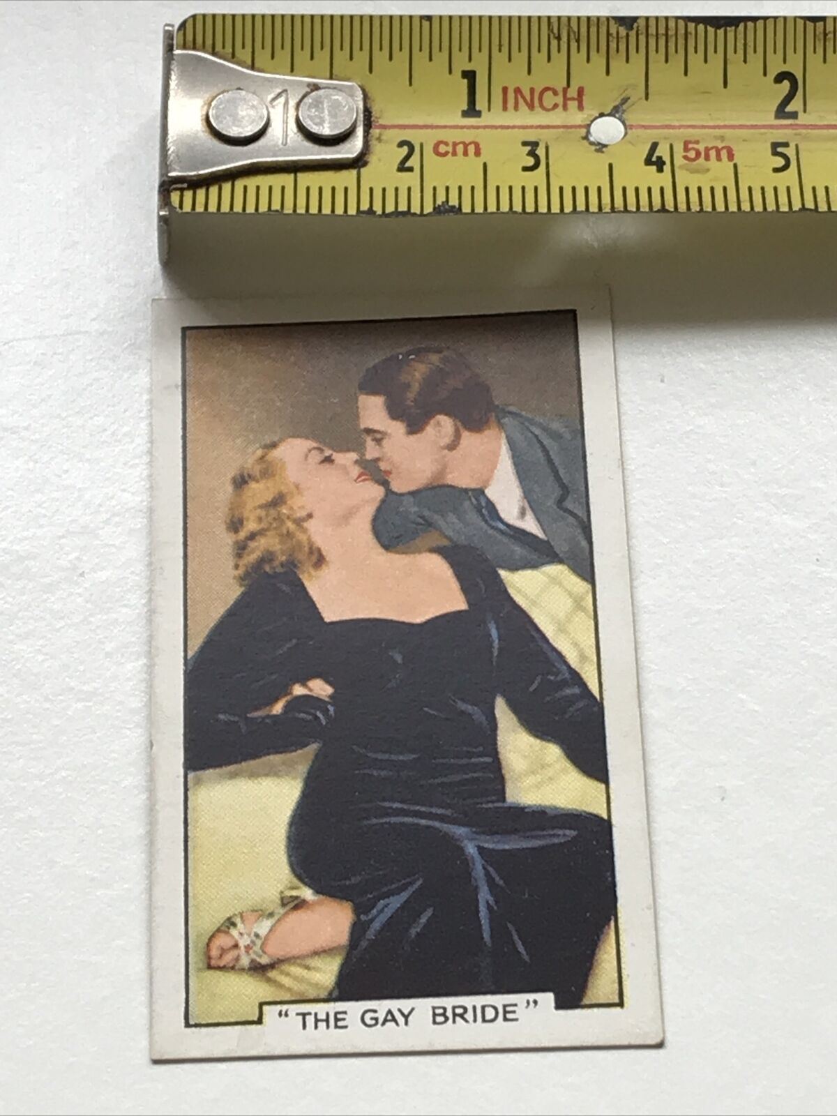 MGM The Gay Bride MOVIE MEMORABILIA. Cigarette Card Gallaher Famous Film Scenes